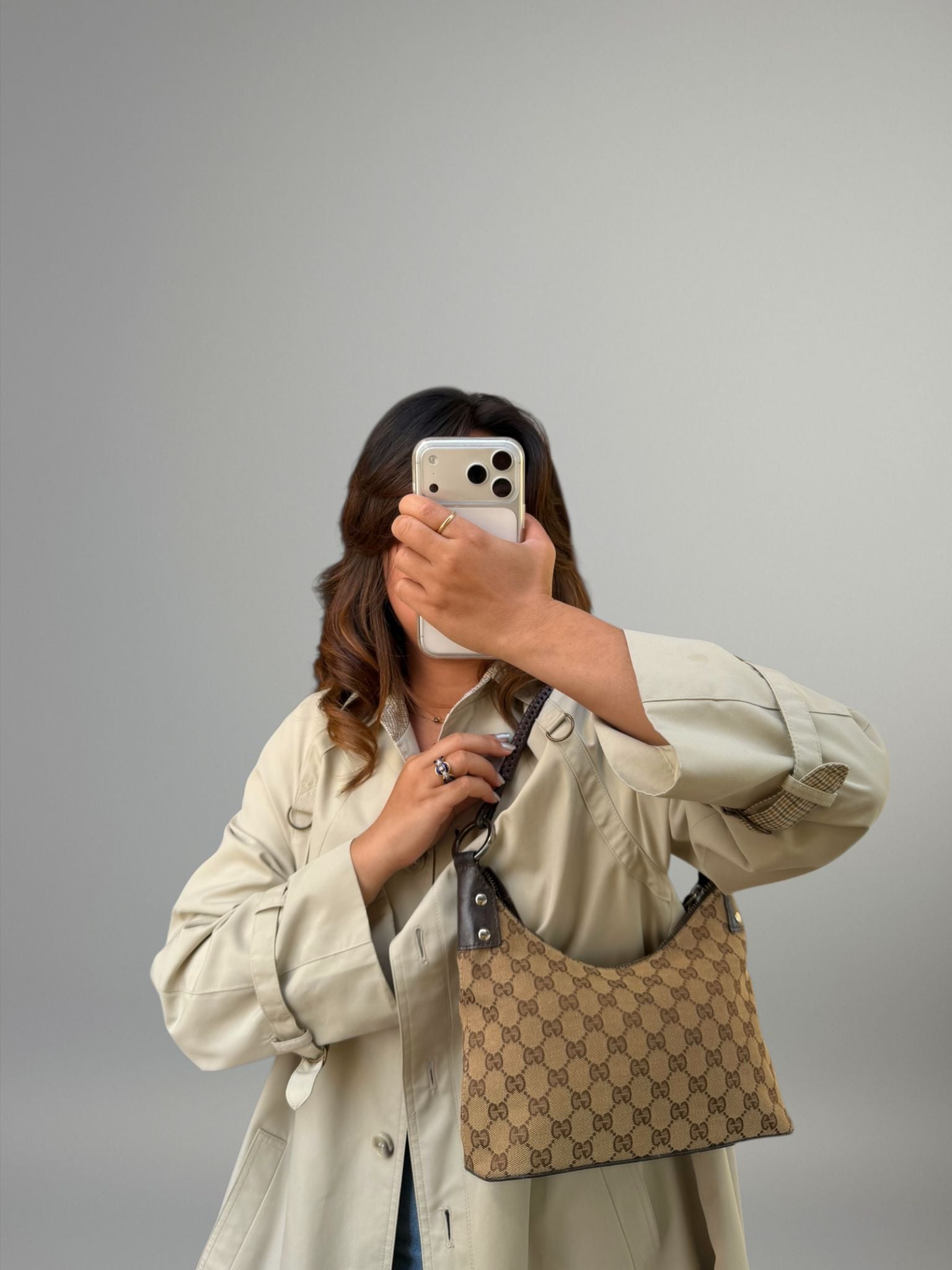 Gucci GG Canvas Hobo