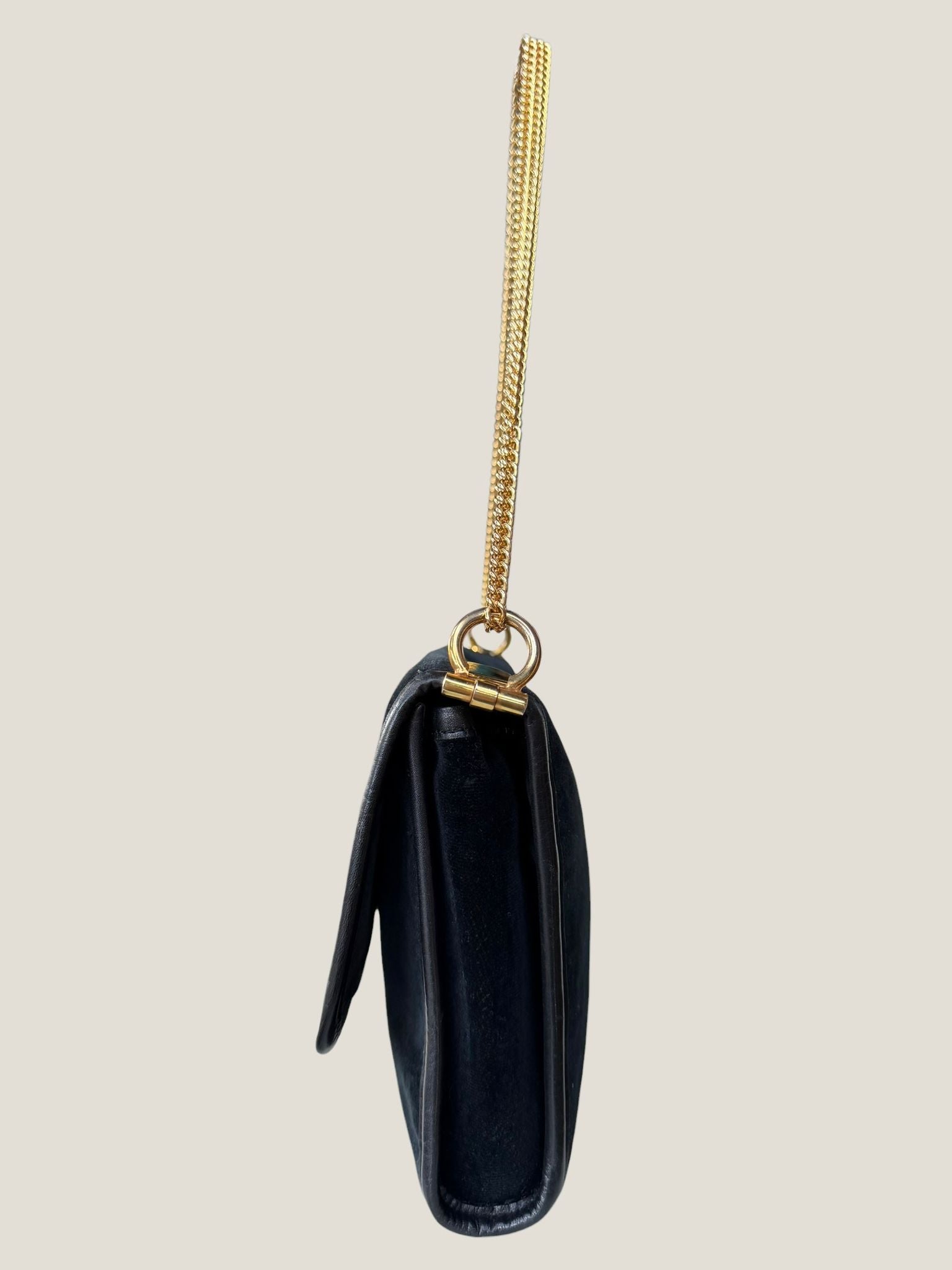 Celine velvet flap bag