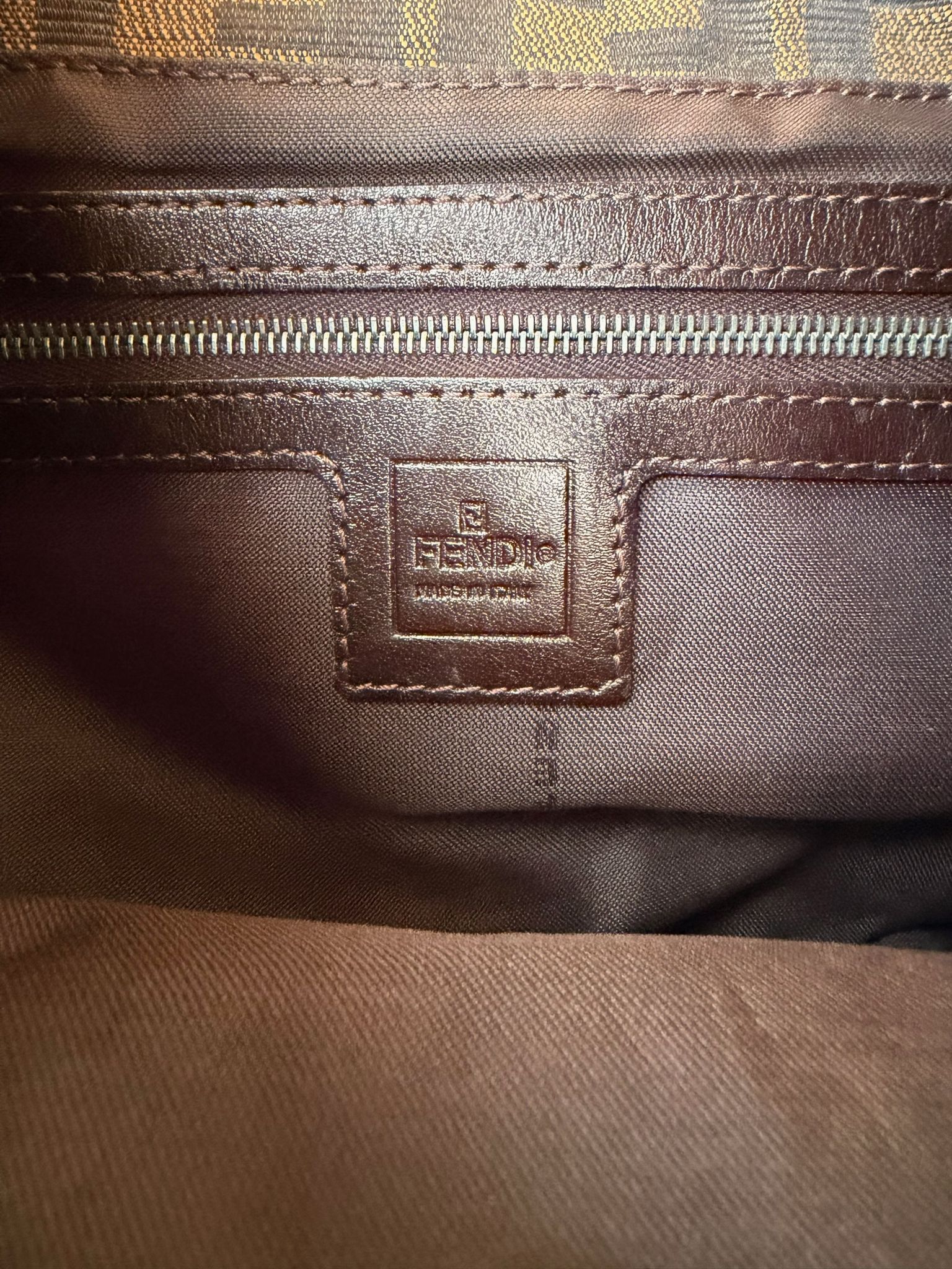 Fendi Zucca Hobo Bag