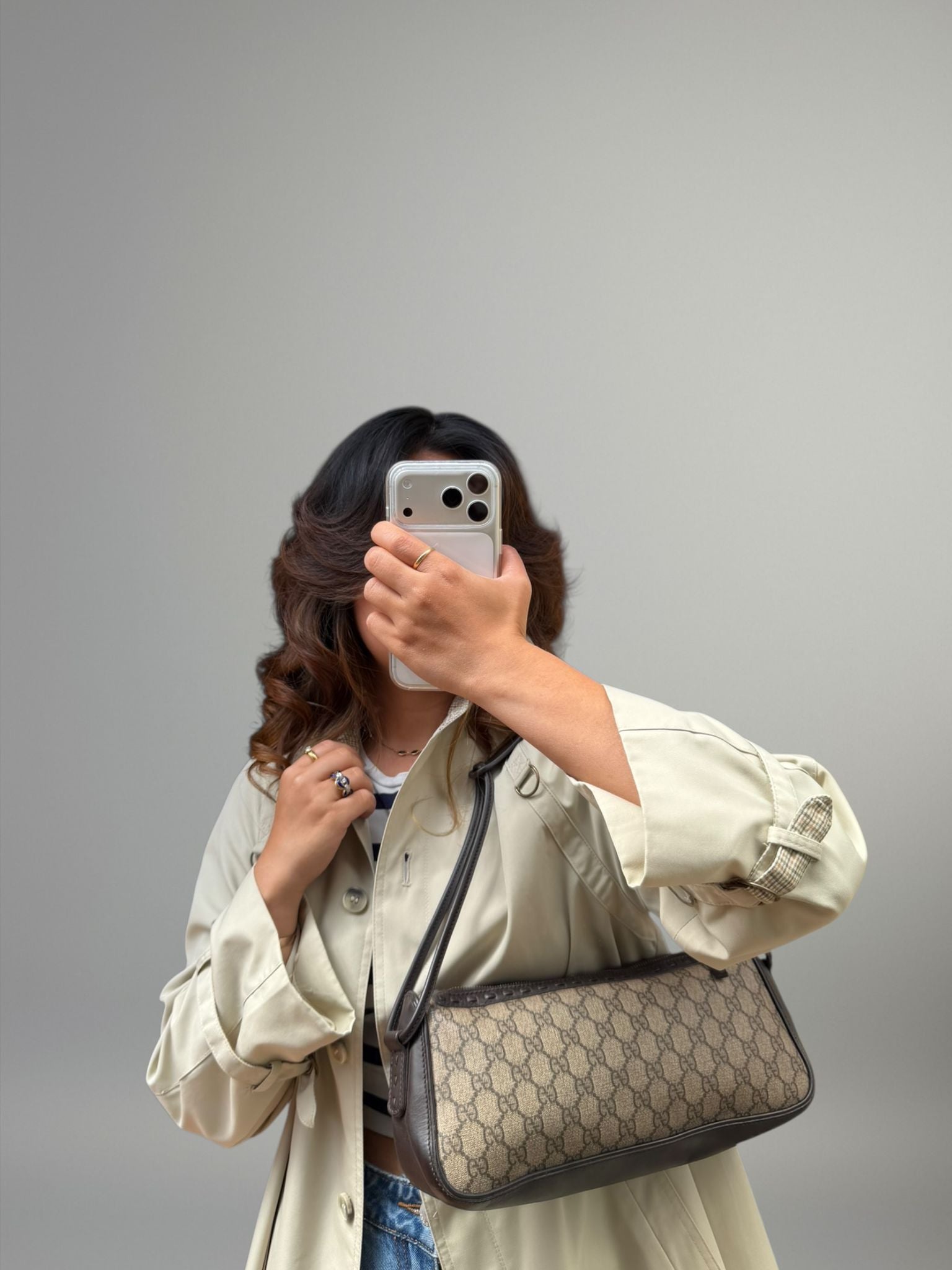 Gucci GG monogram pochette