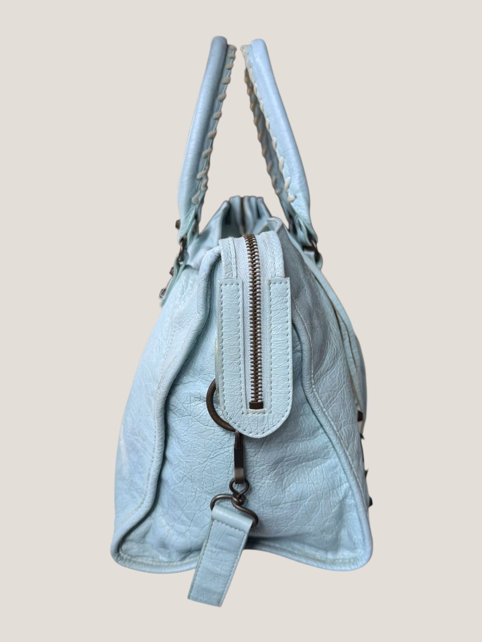 Balenciaga Part Time azzurro polvere