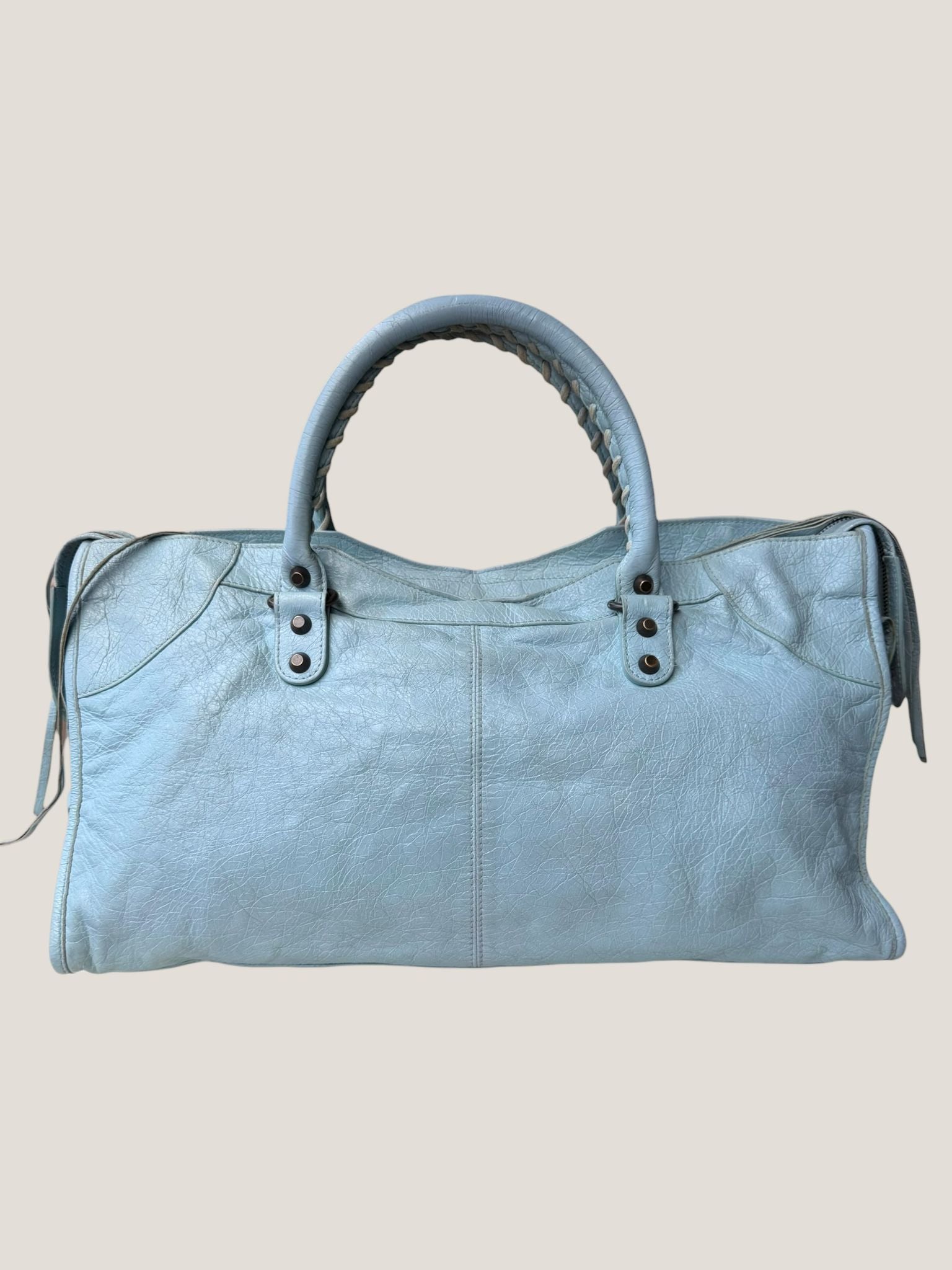 Balenciaga Part Time azzurro polvere
