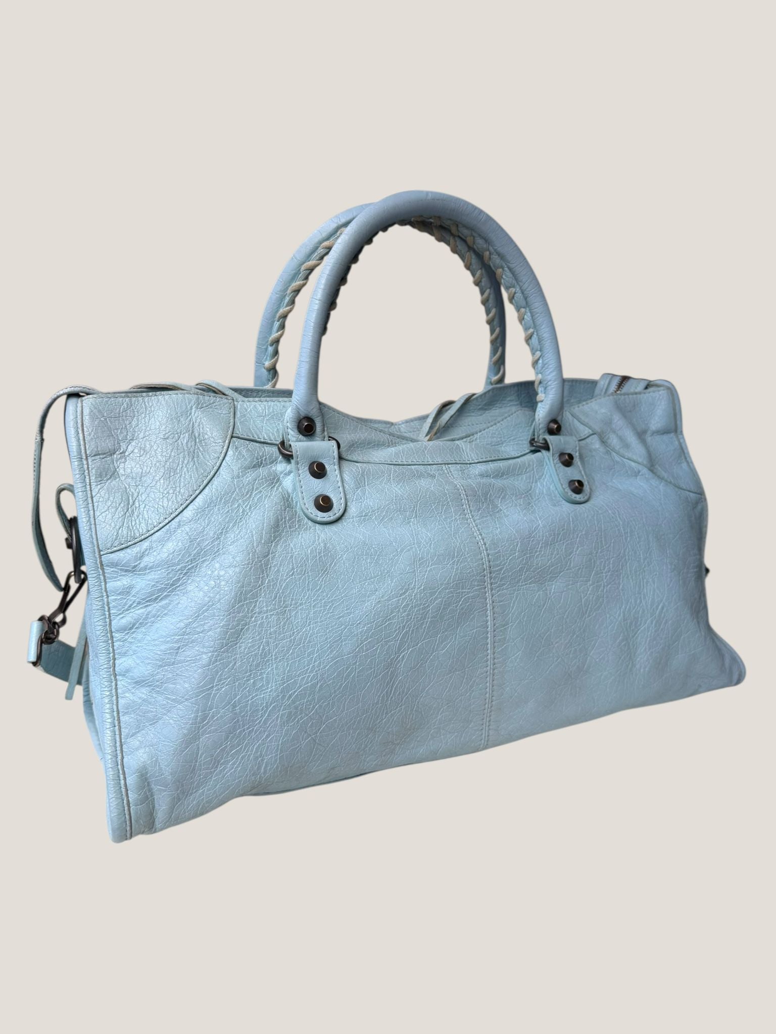 Balenciaga Part Time azzurro polvere