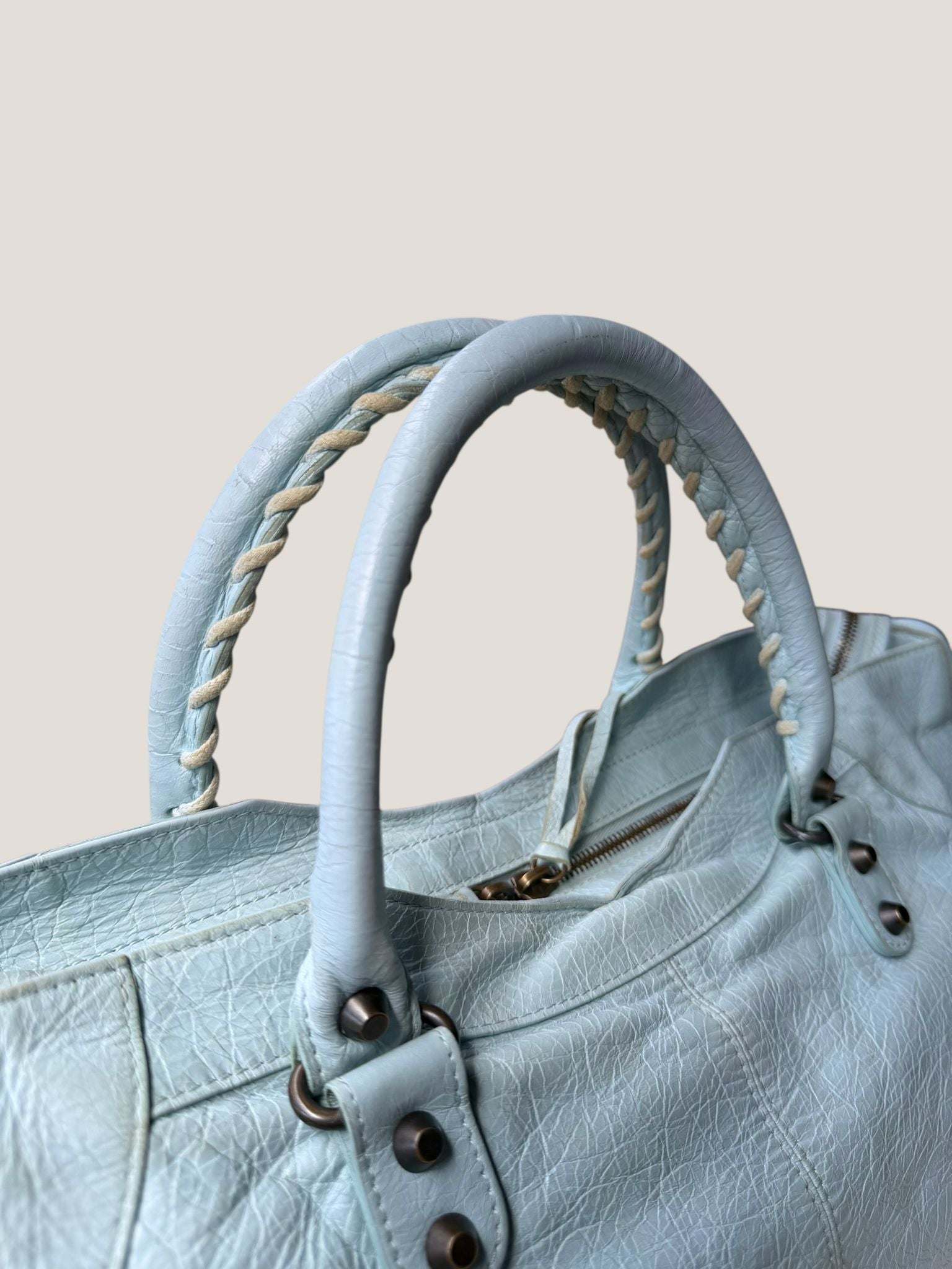 Balenciaga Part Time azzurro polvere