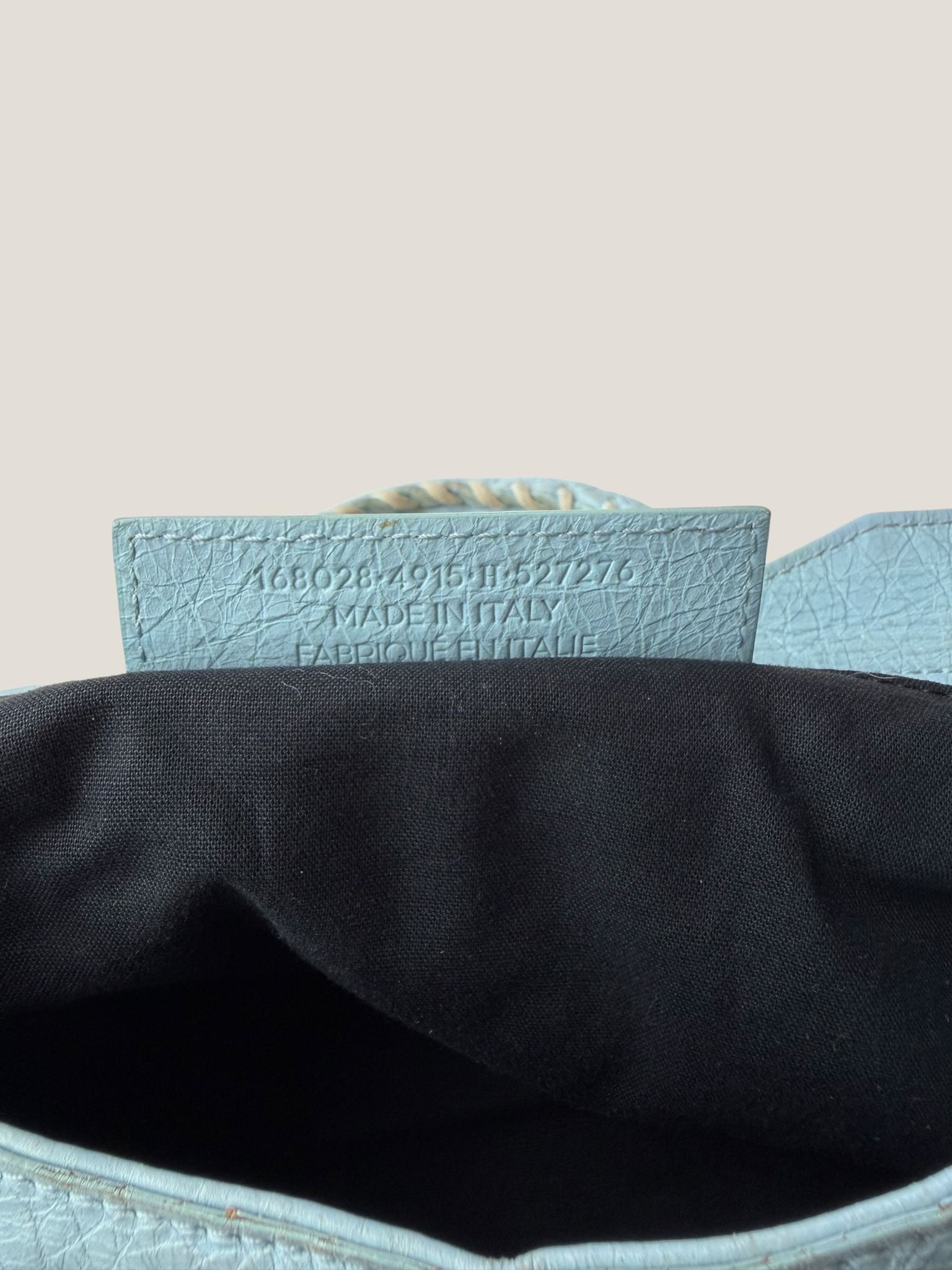 Balenciaga Part Time azzurro polvere