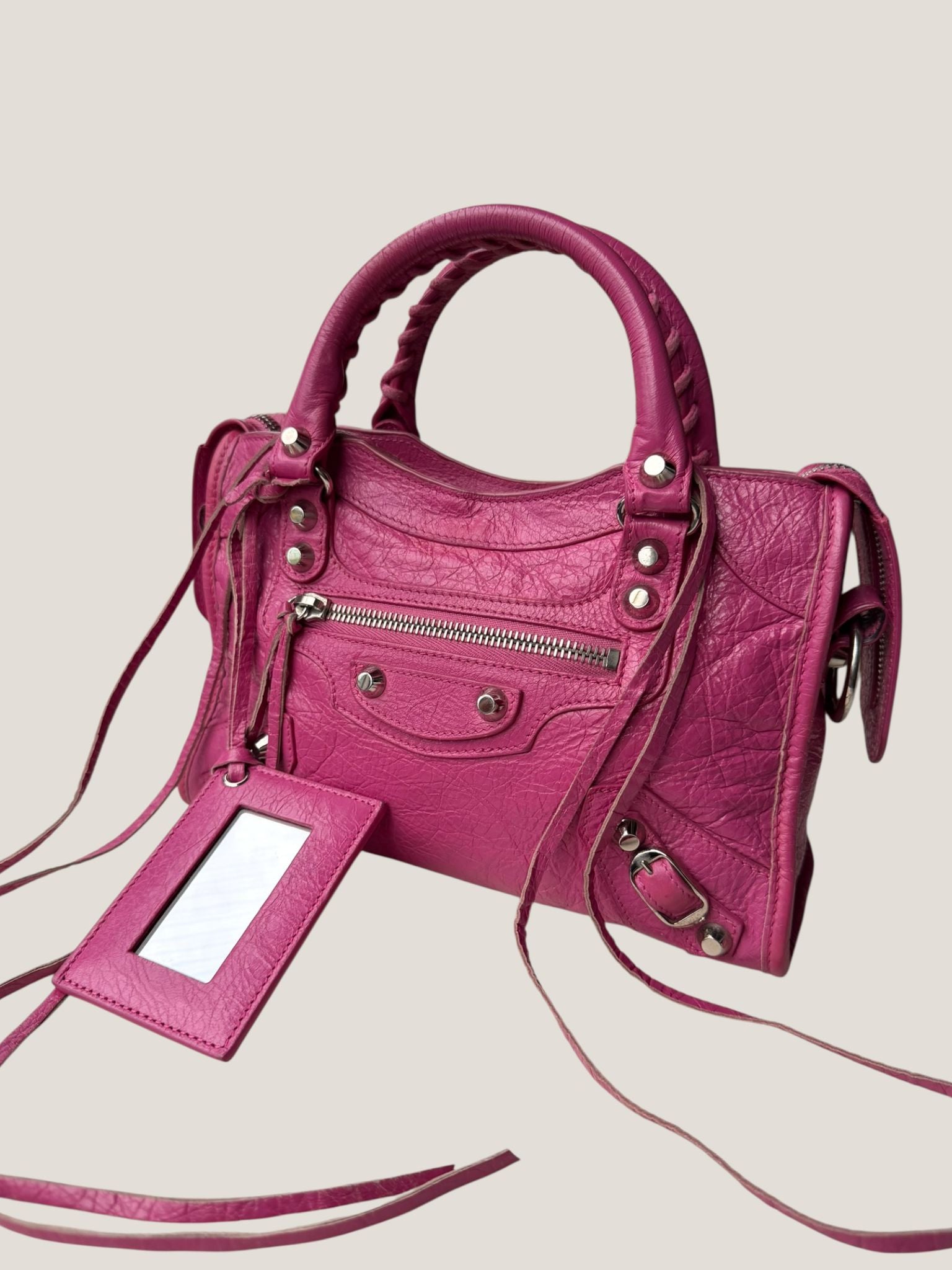 Balenciaga Mini City fucsia
