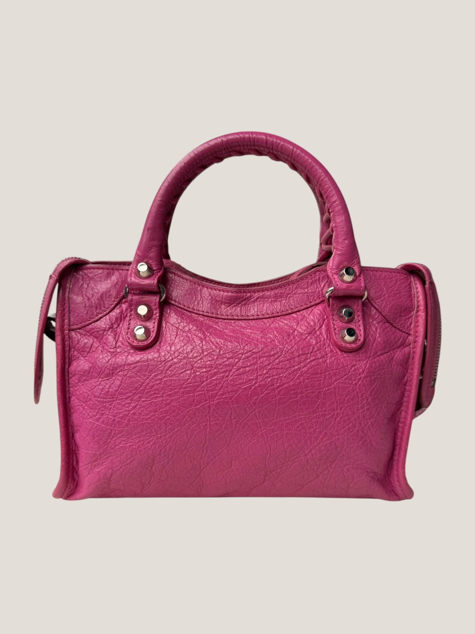 Balenciaga Mini City fucsia