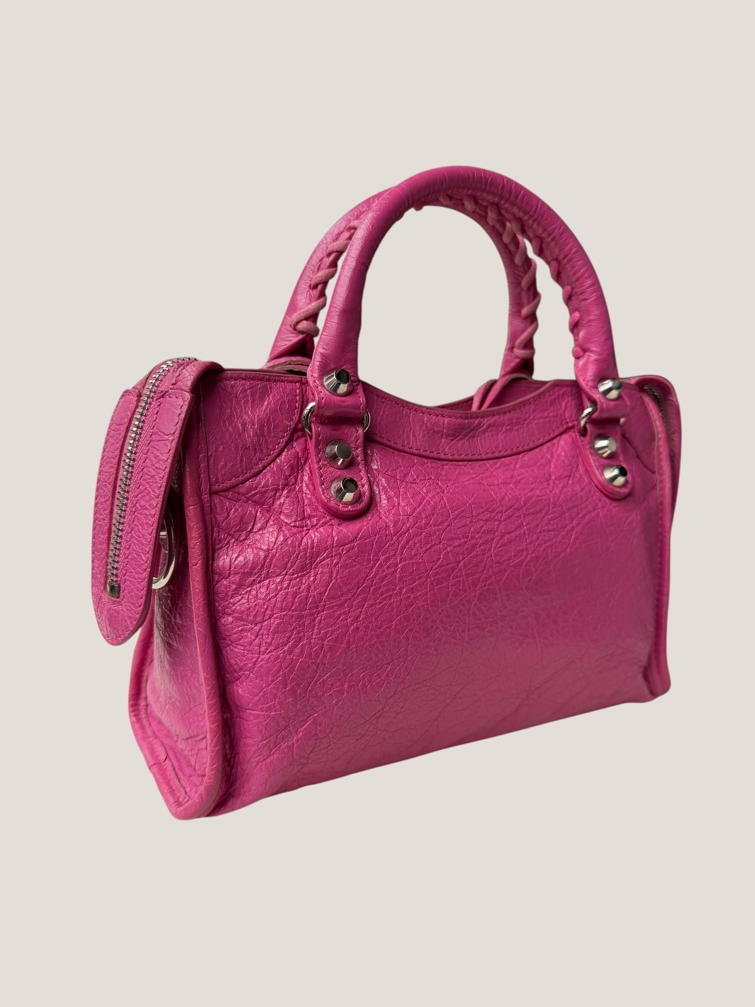 Balenciaga Mini City fucsia