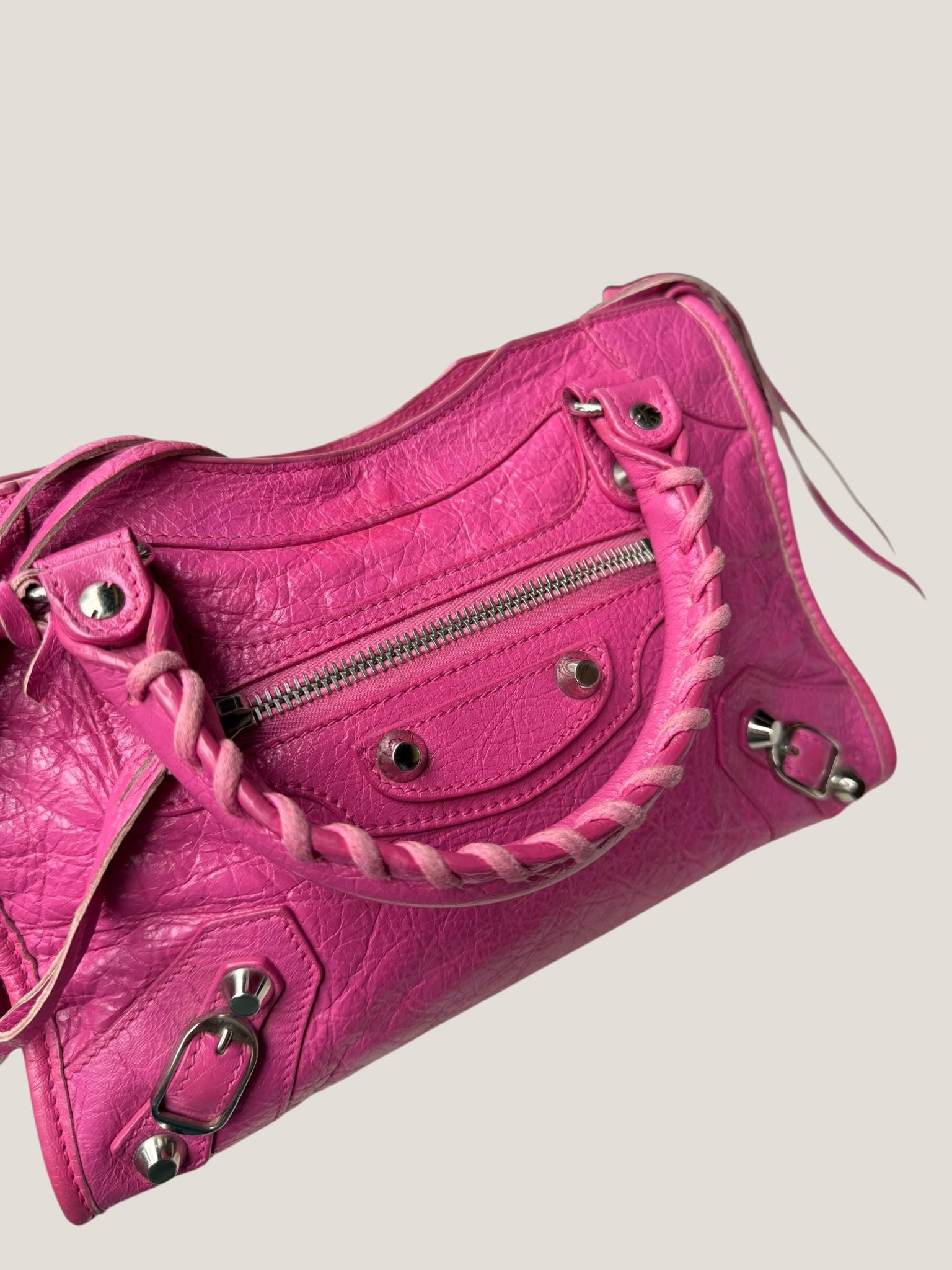 Balenciaga Mini City fucsia