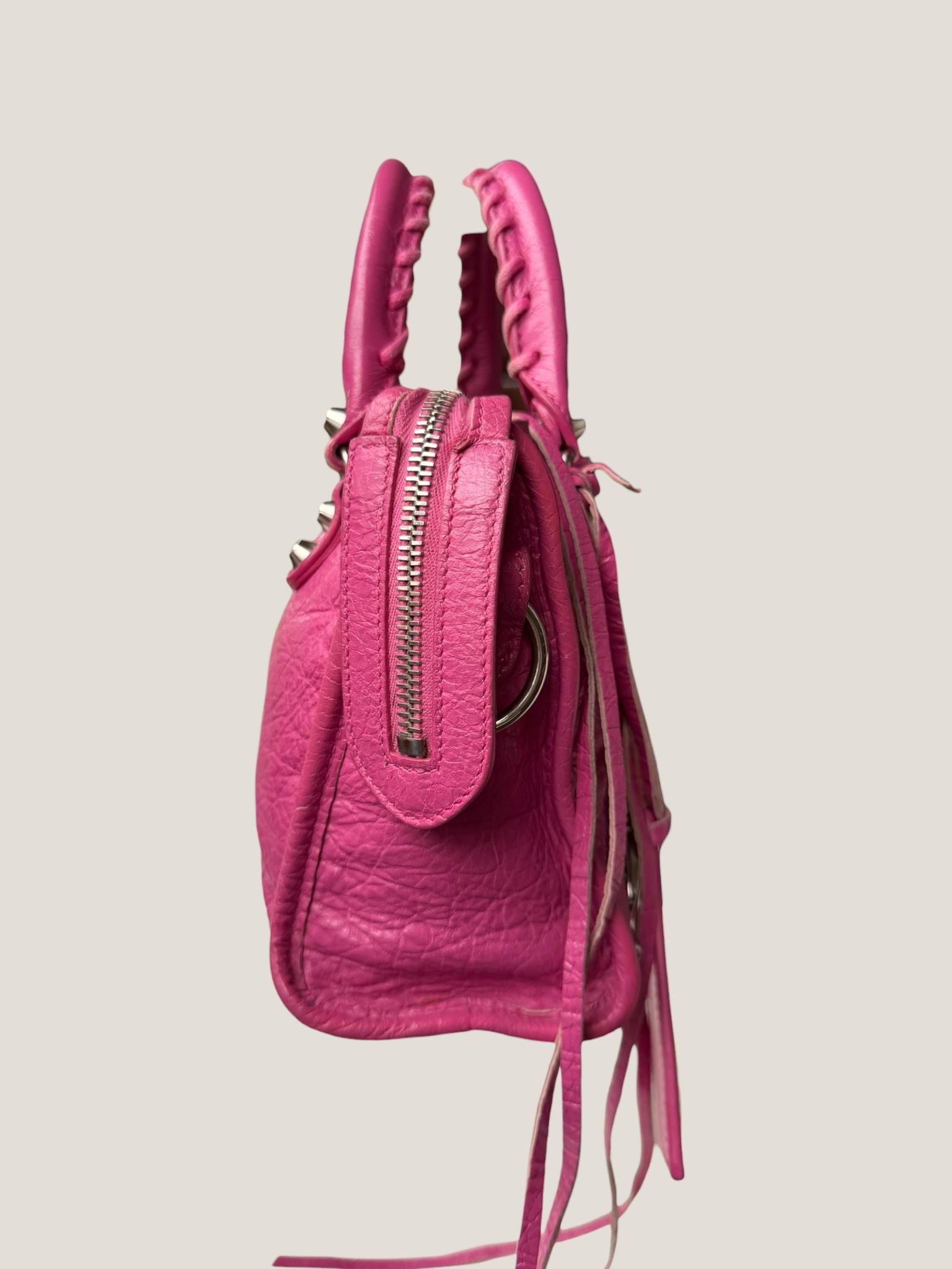Balenciaga Mini City fucsia
