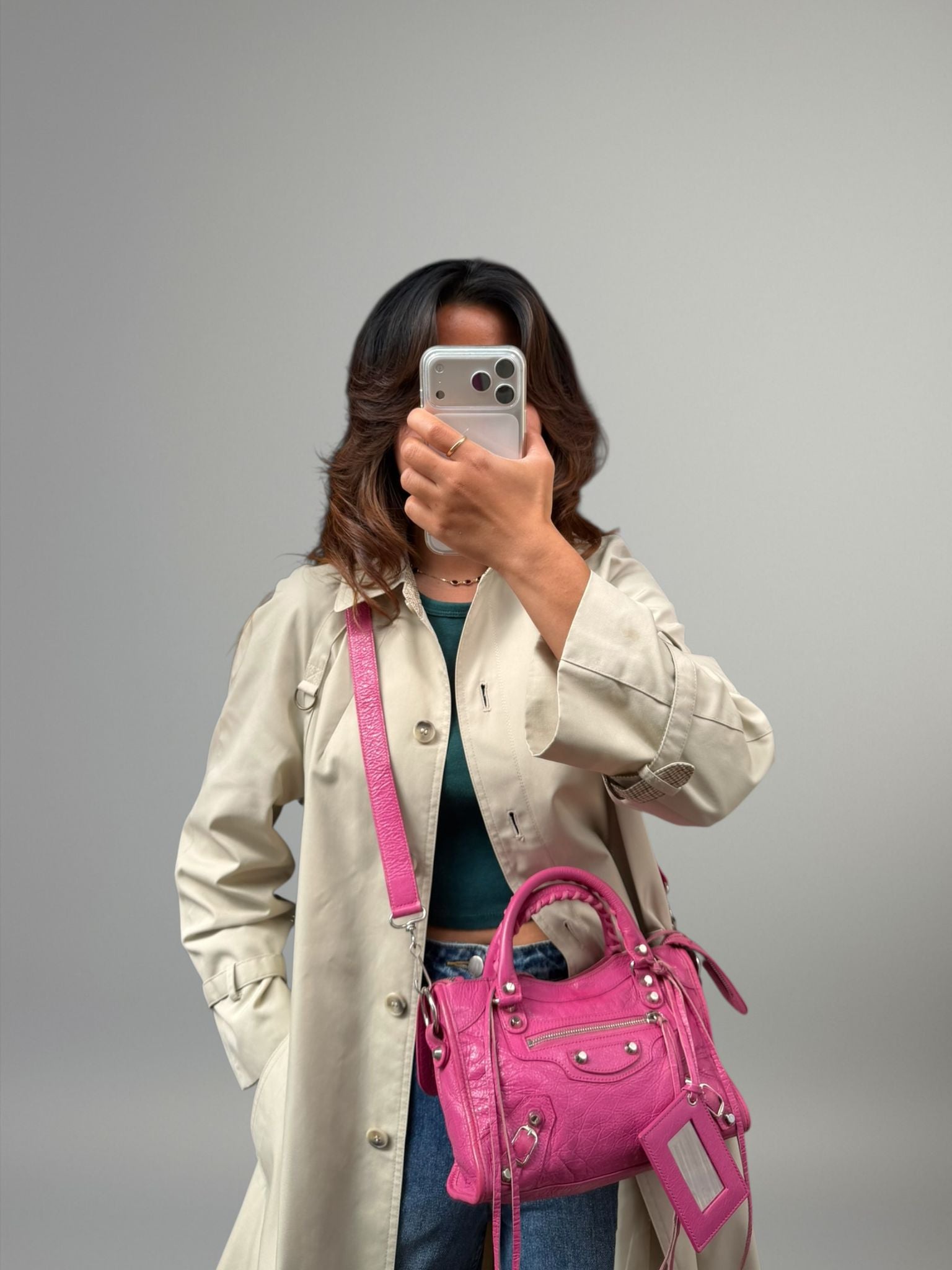 Balenciaga Mini City fucsia