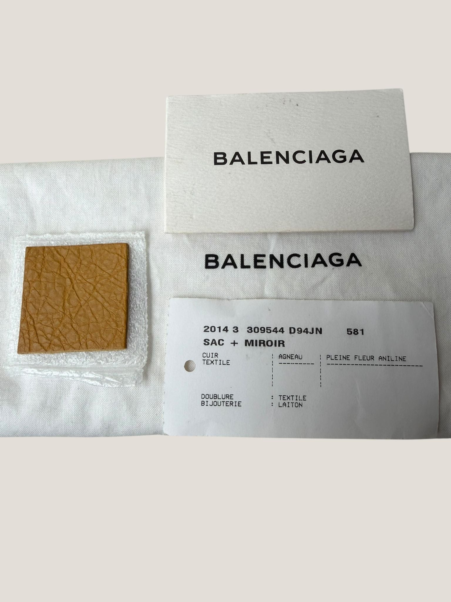 Balenciaga Mini City gialla senape