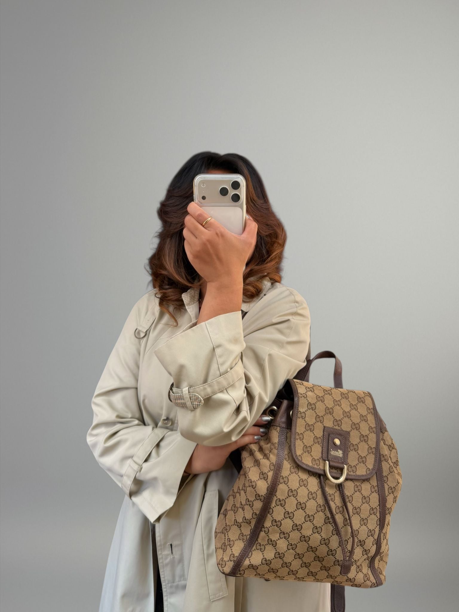 Gucci GG Canvas Zaino Vintage