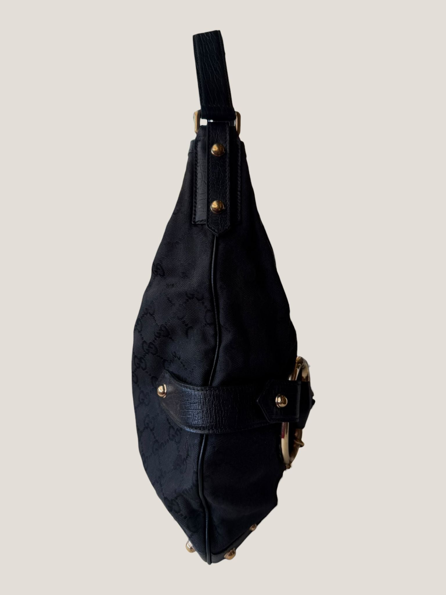 Gucci Horsebit Hobo GG Canvas