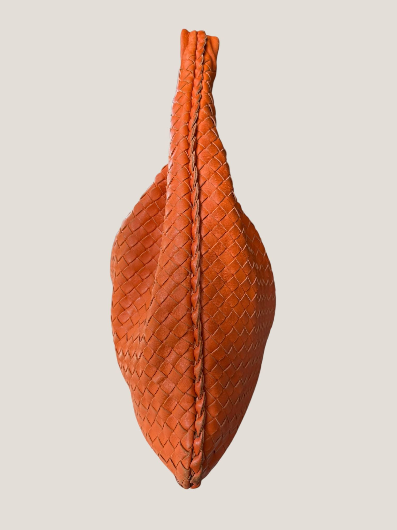 Bottega Veneta Hobo Intrecciato Arancione