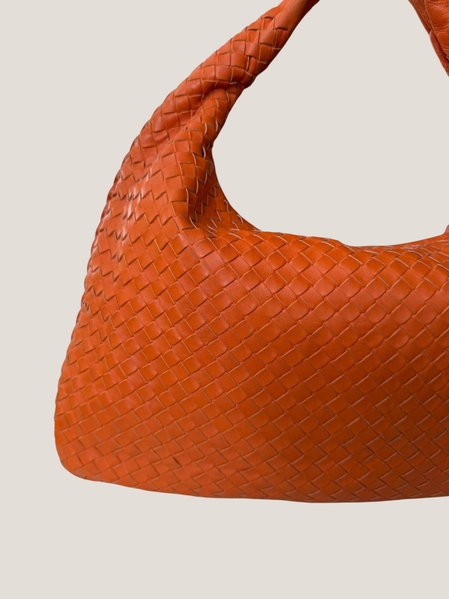 Bottega Veneta Hobo Intrecciato Arancione