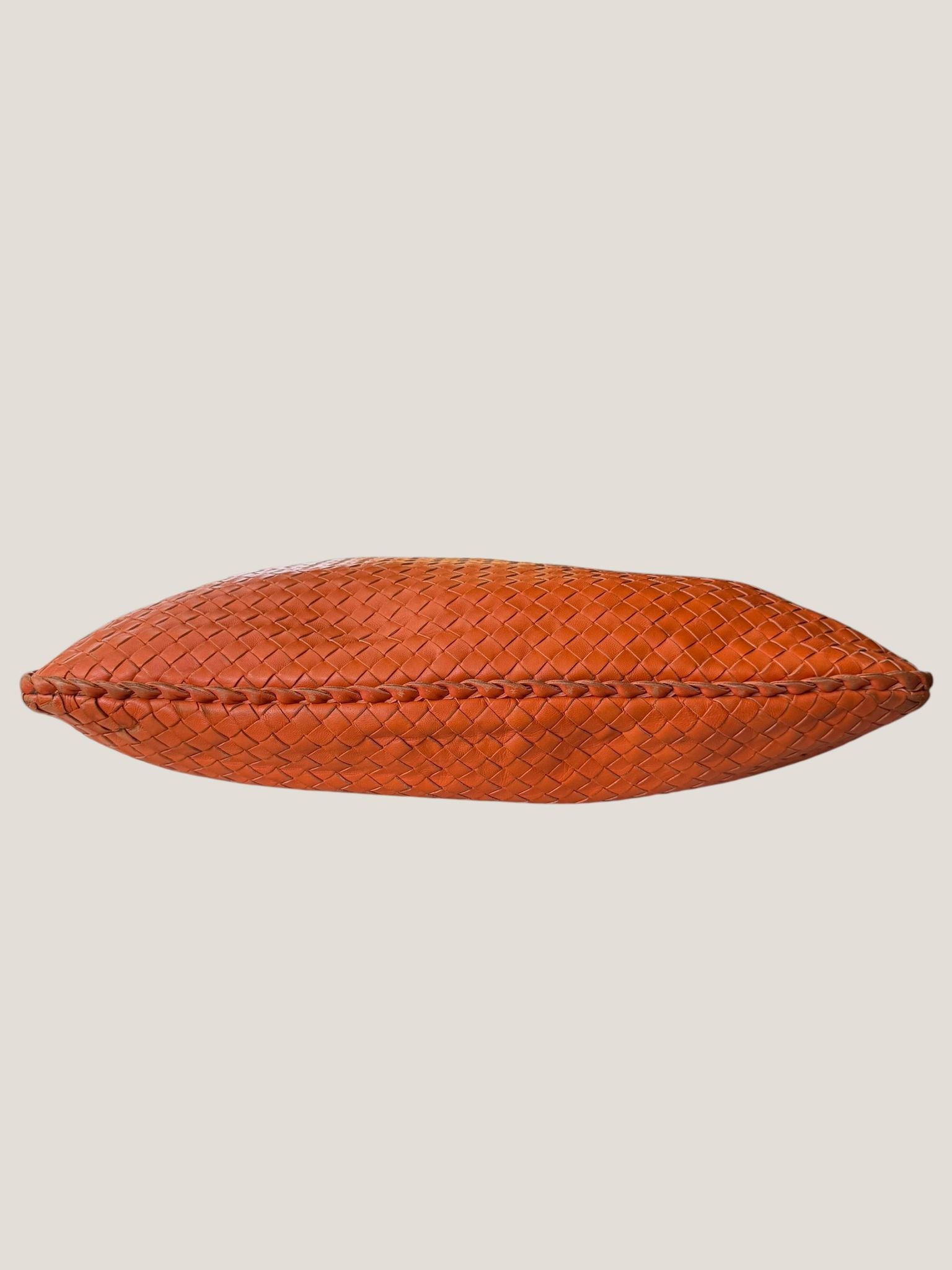 Bottega Veneta Hobo Intrecciato Arancione