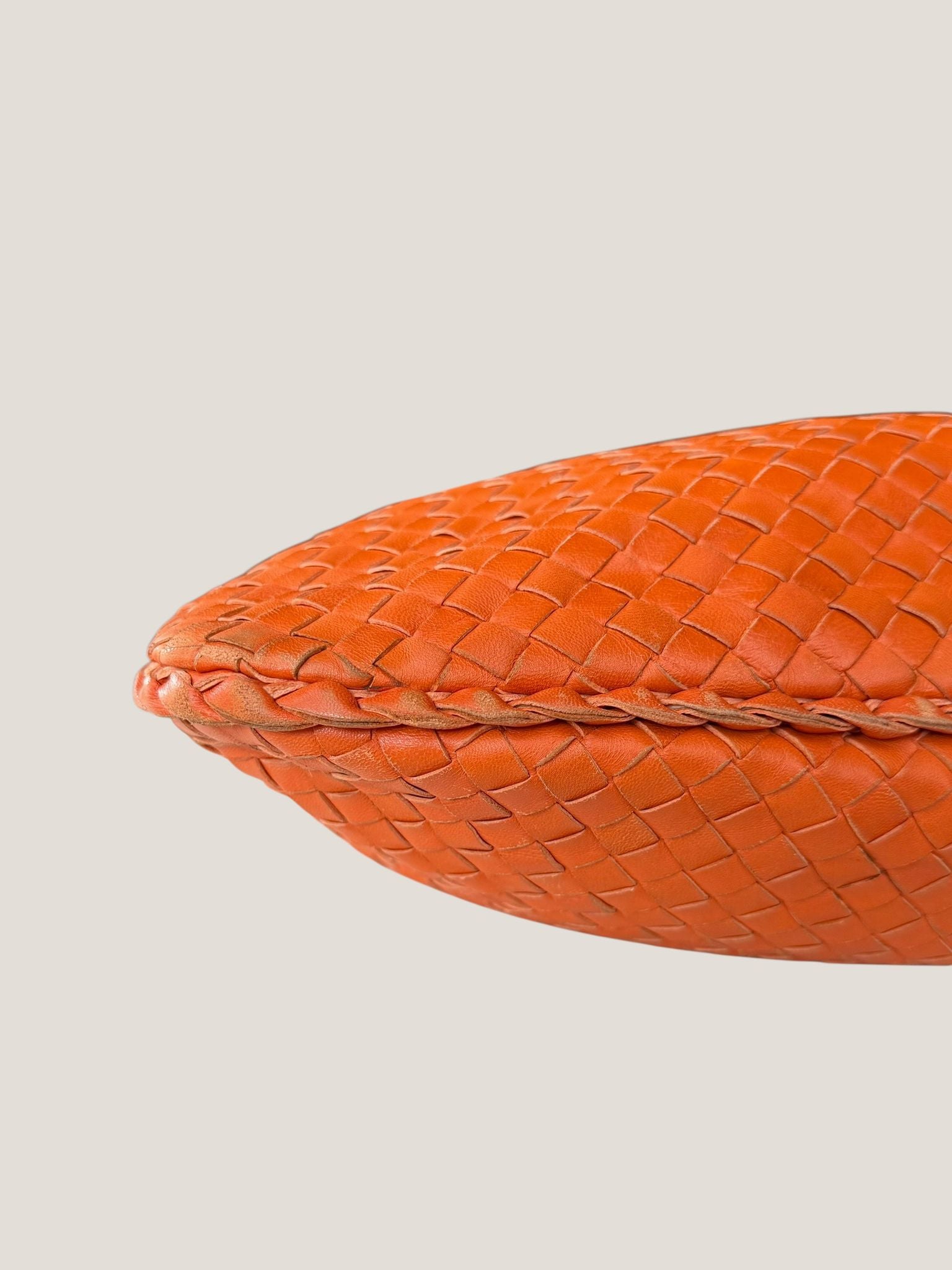 Bottega Veneta Hobo Intrecciato Arancione