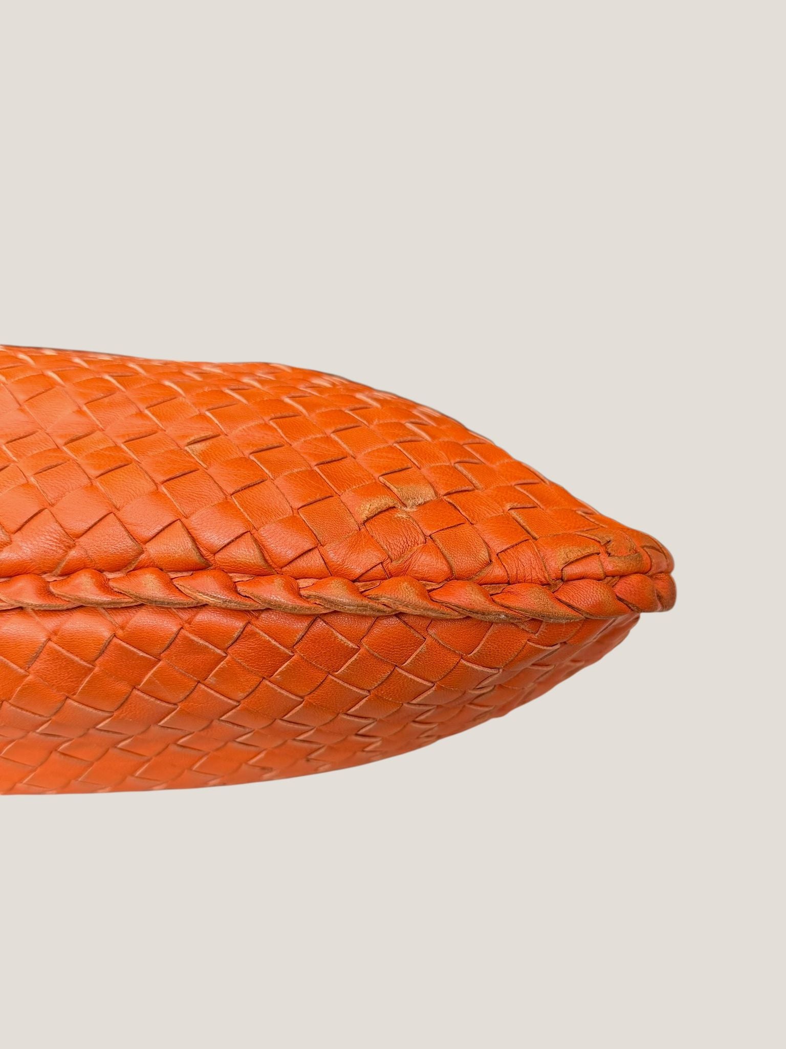 Bottega Veneta Hobo Intrecciato Arancione