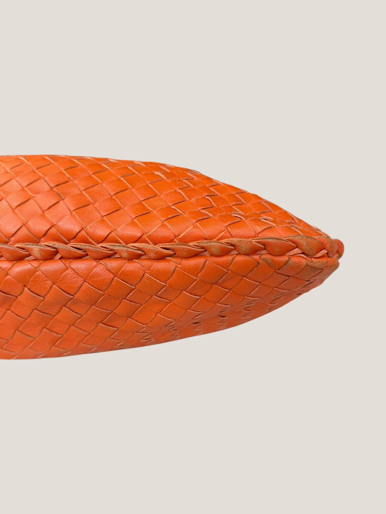 Bottega Veneta Hobo Intrecciato Arancione