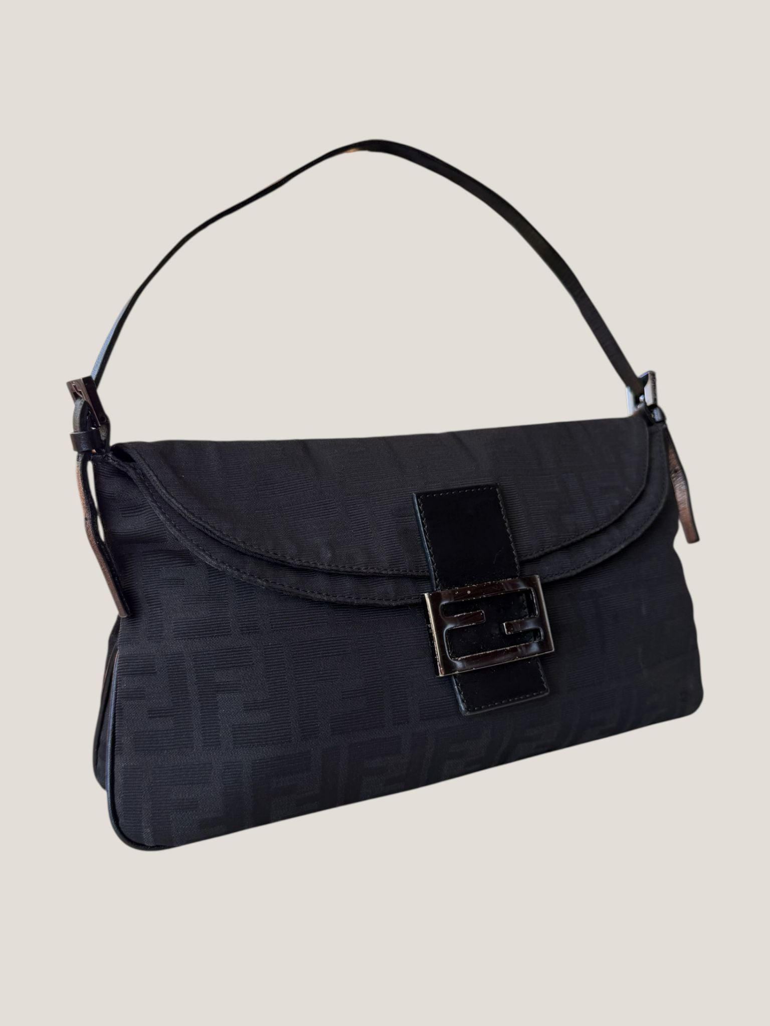 Fendi Baguette Zucca Nera