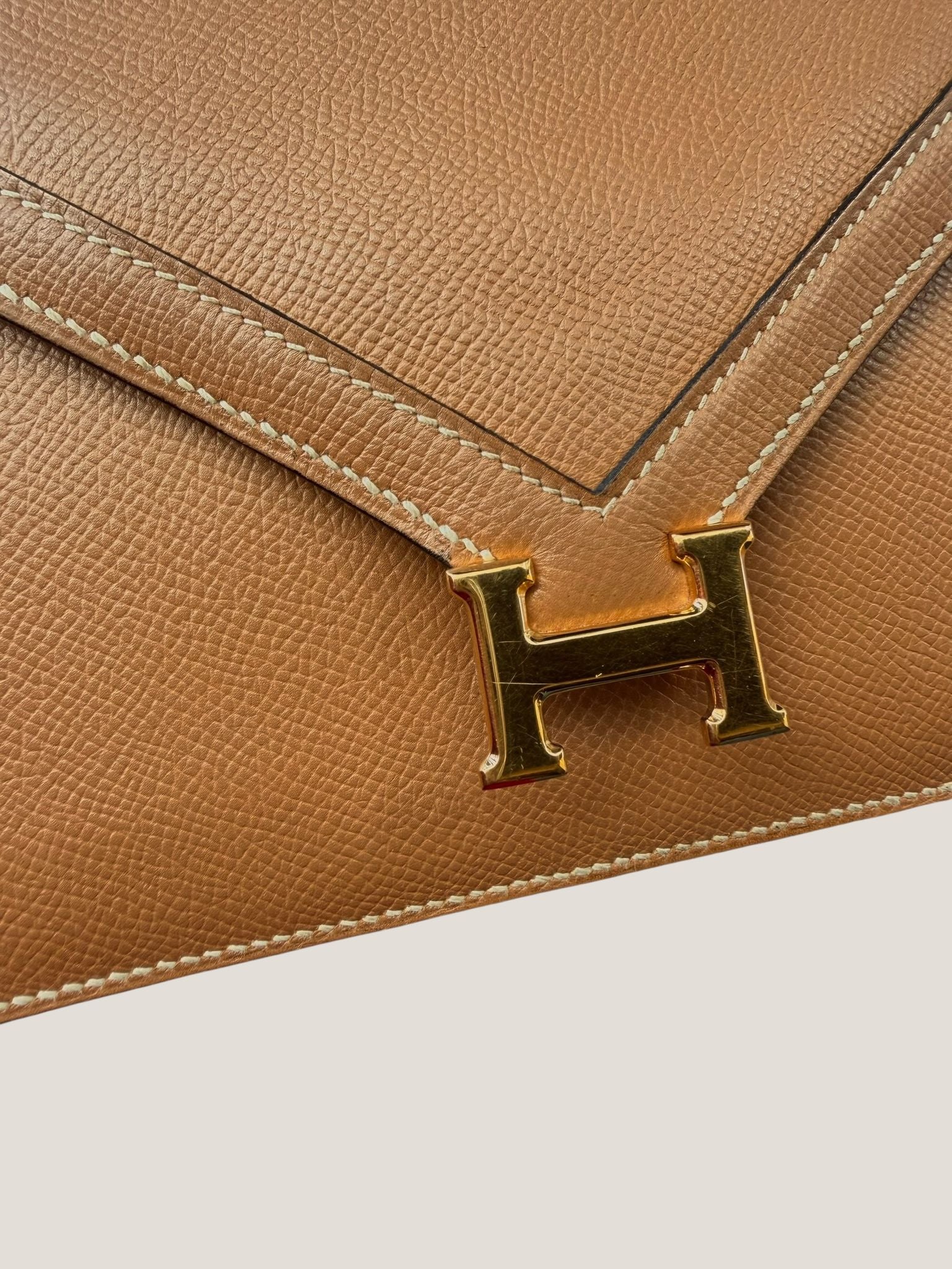 Hermès Lydie H Courchevel Cuoio