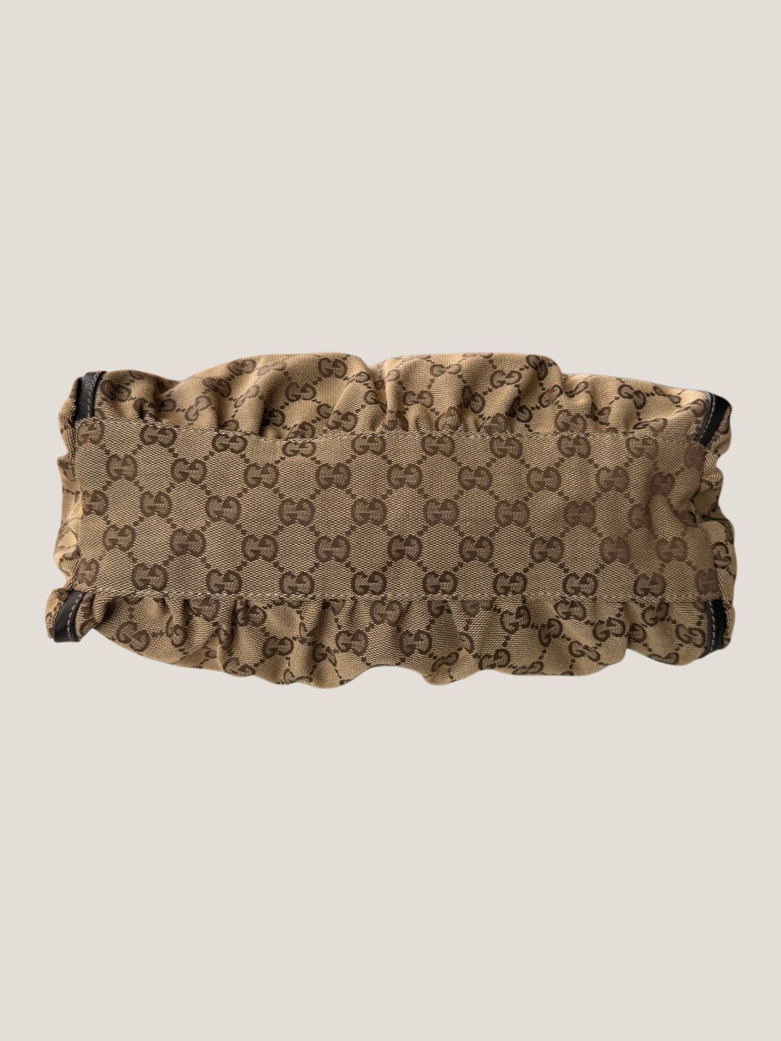 Gucci Abbey D Ring GG Canvas