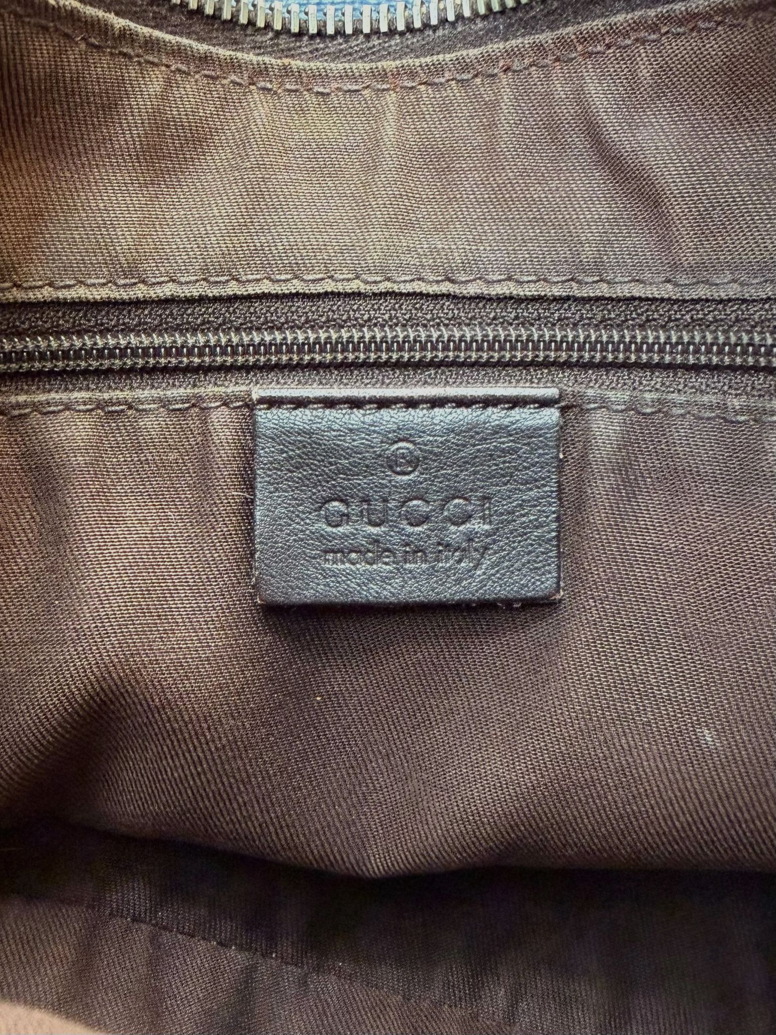 Gucci Abbey D Ring GG Canvas