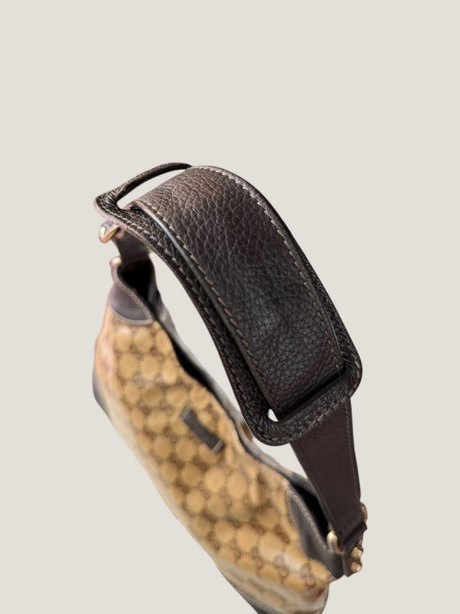 Gucci Crystal GG Canvas Hobo