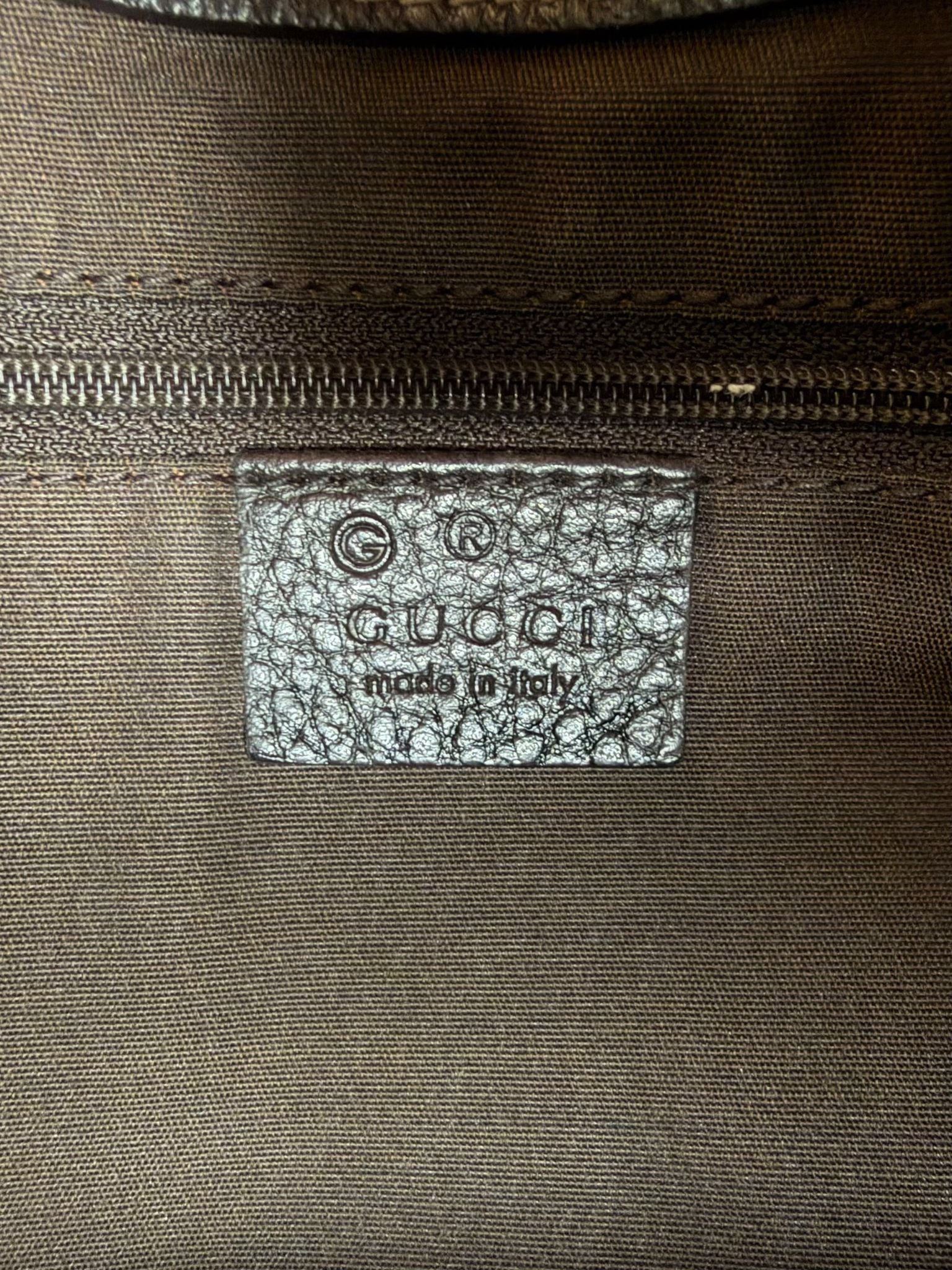 Gucci Crystal GG Canvas Hobo