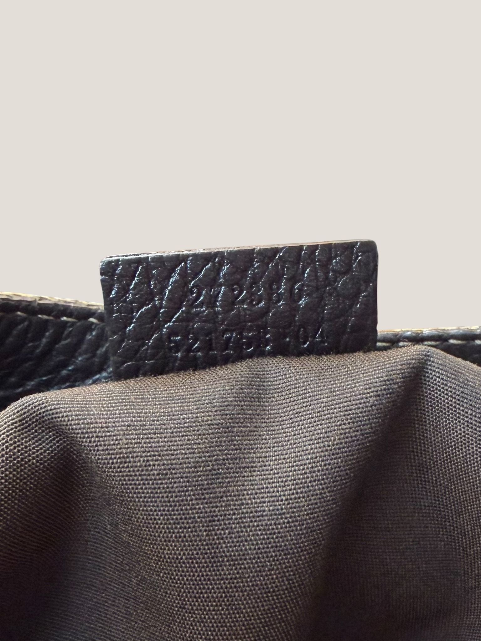Gucci Crystal GG Canvas Hobo