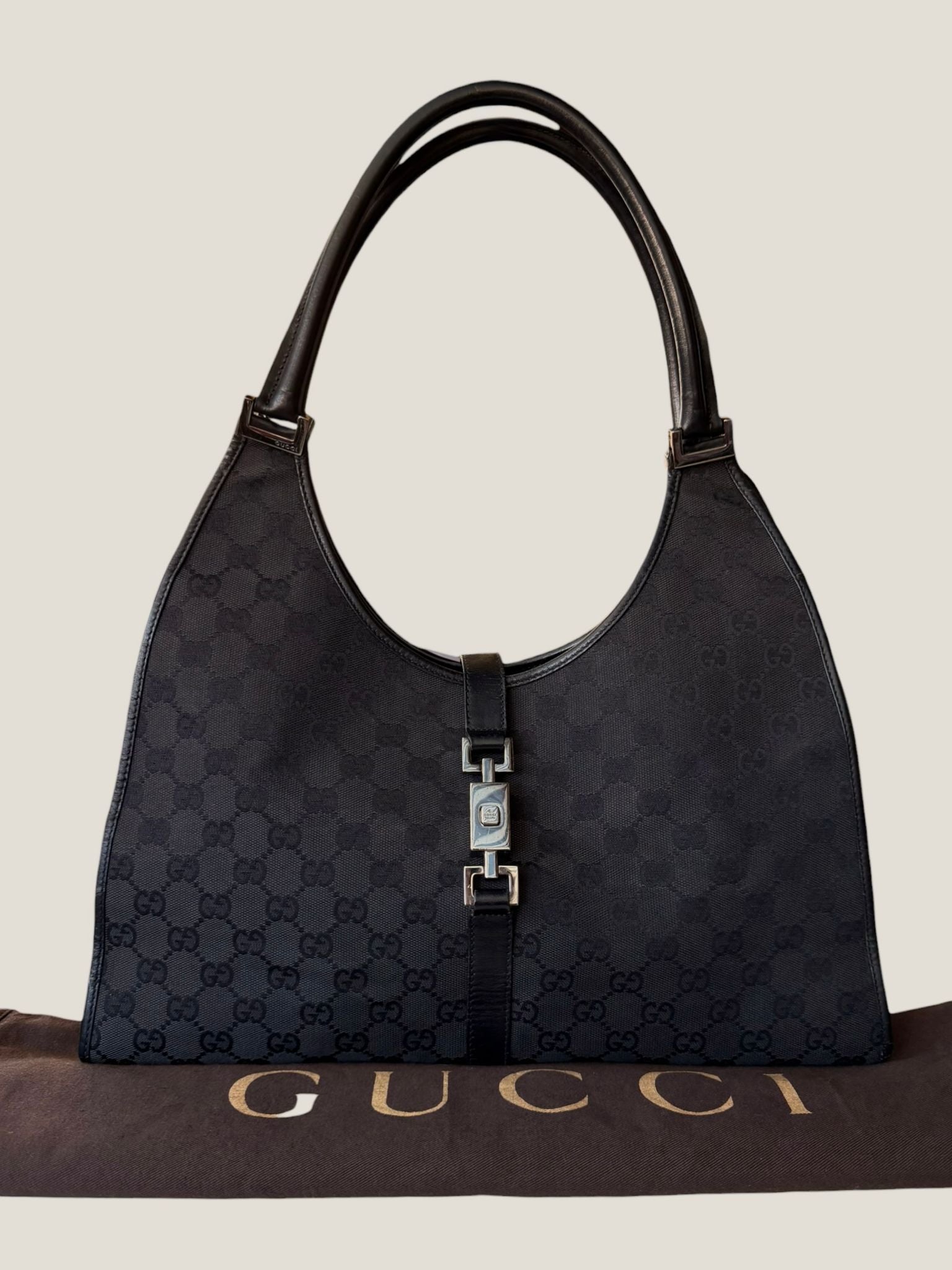 Gucci Jackie GG Canvas Nera