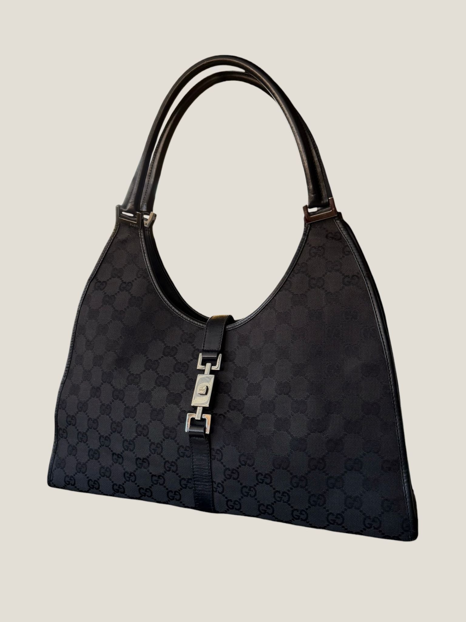 Gucci Jackie GG Canvas Nera