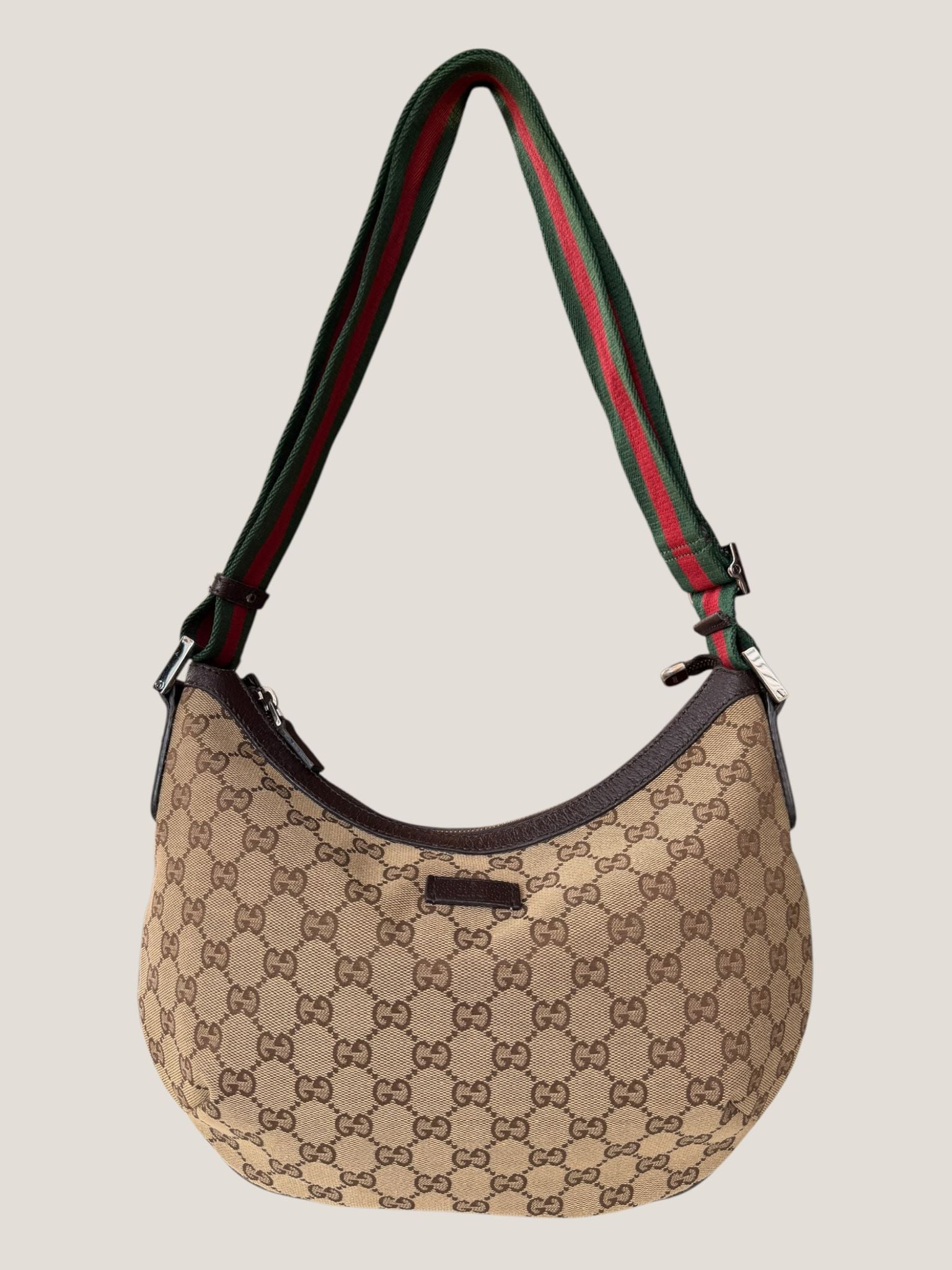 Gucci GG Canvas Half Moon Web