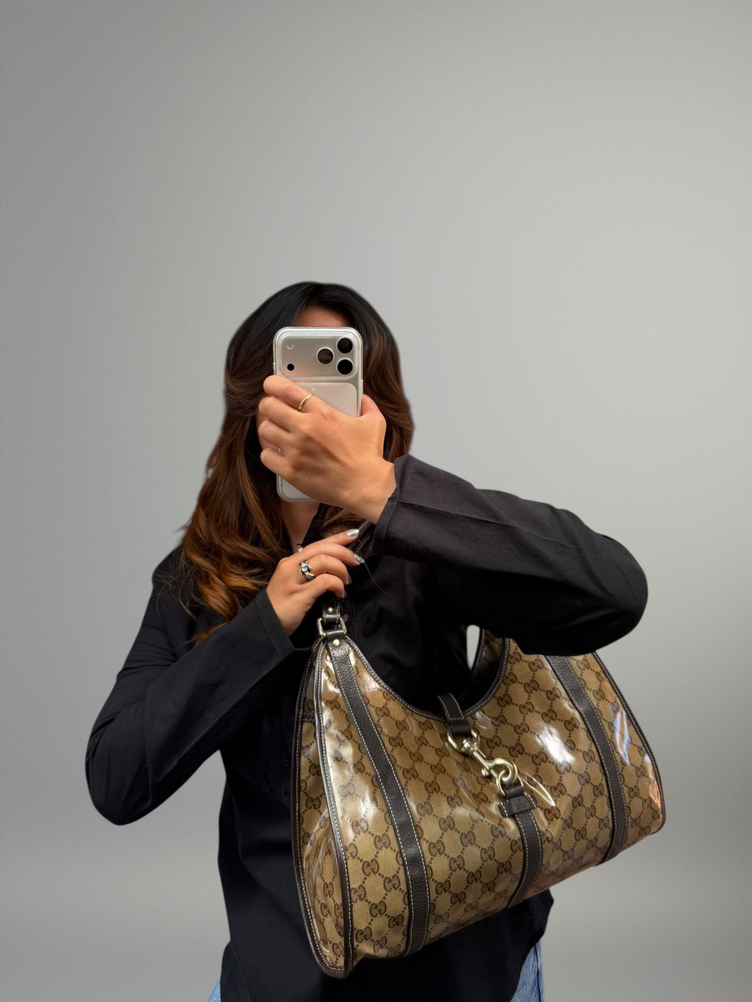 Gucci Jackie Crystal GG