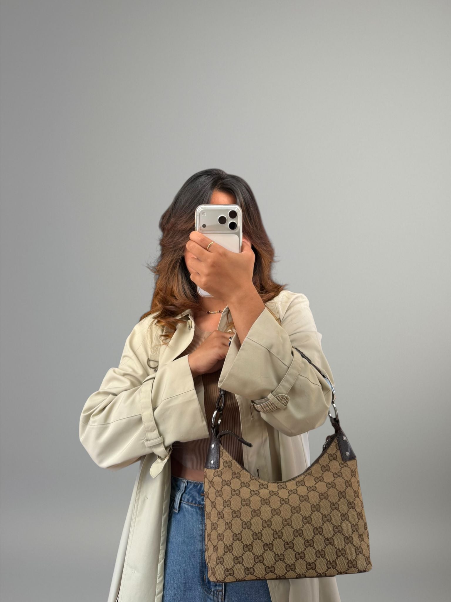 Gucci GG Canvas Hobo