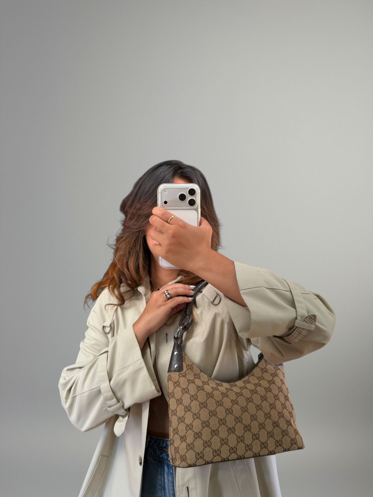 Gucci GG Canvas Hobo