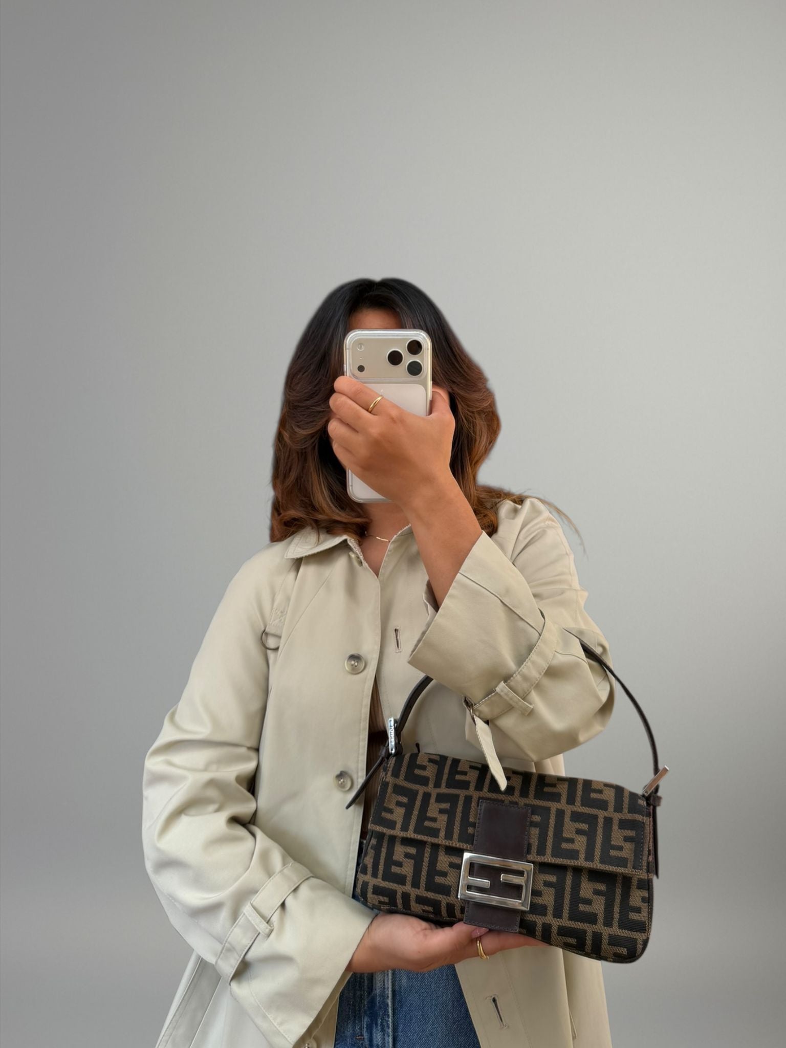 Fendi Baguette Zucca