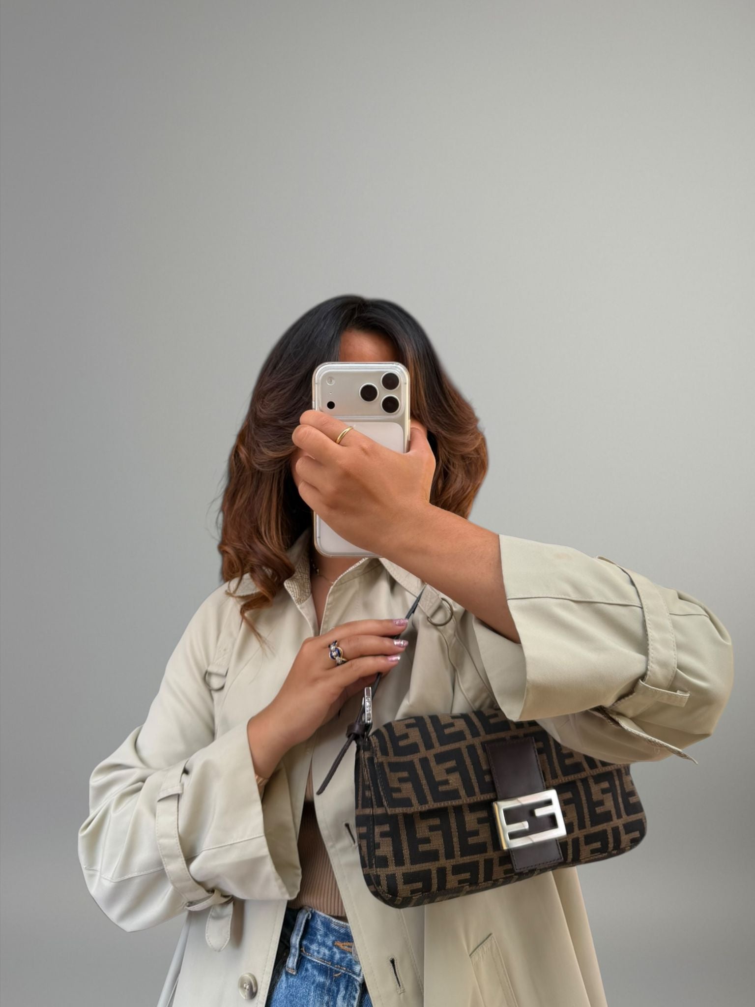 Fendi Baguette Zucca