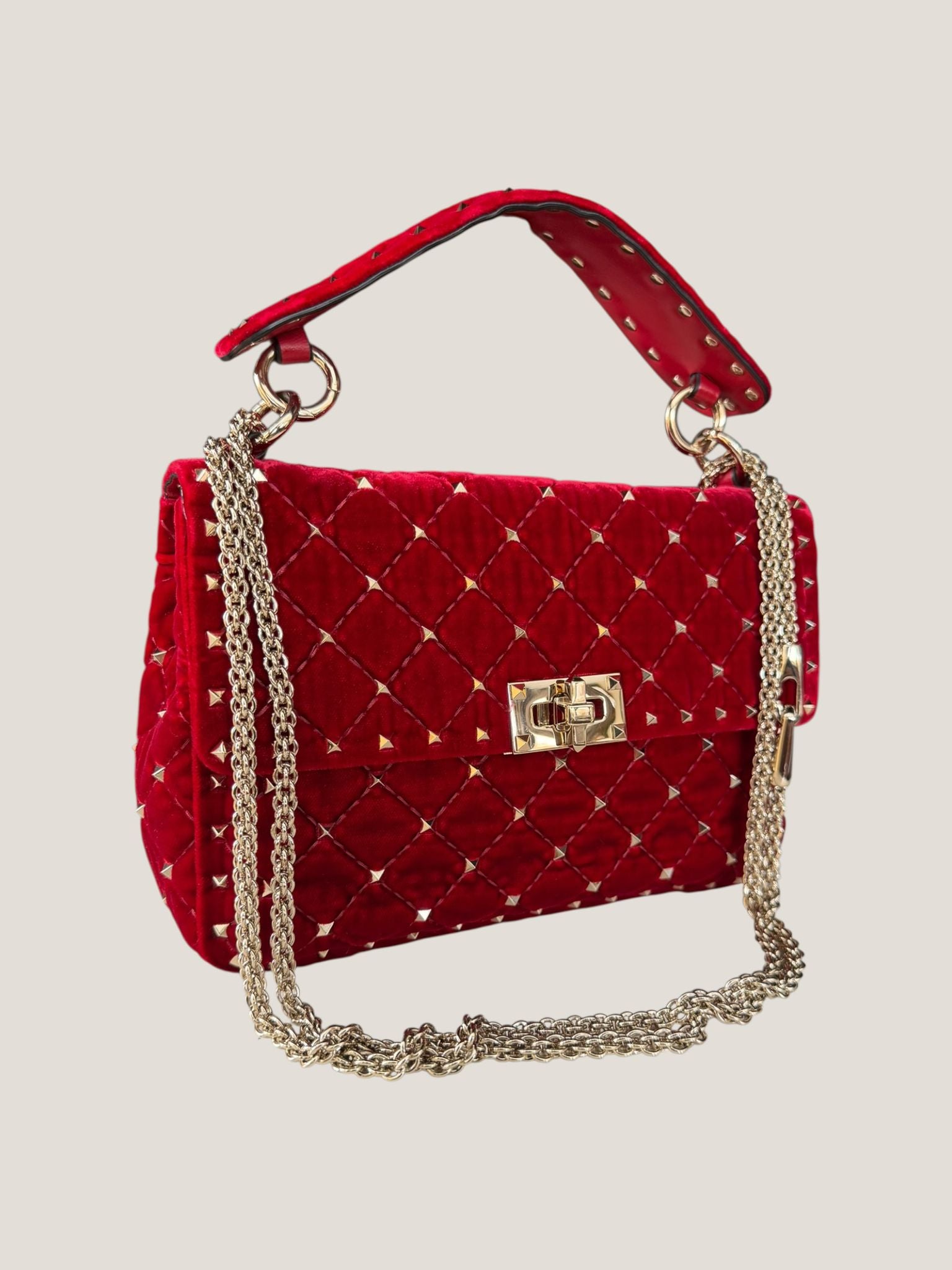 Valentino Garavani Spike Velvet