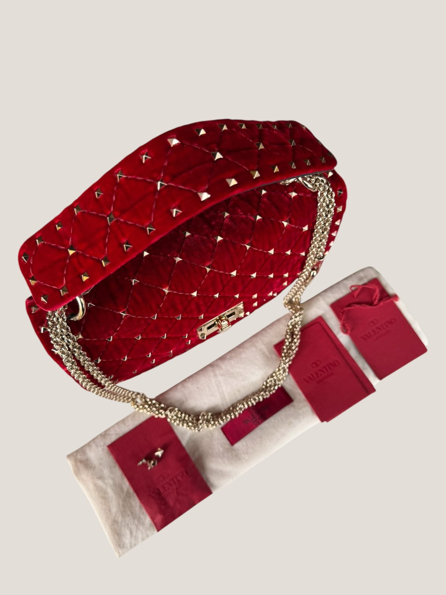 Valentino Garavani Spike Velvet