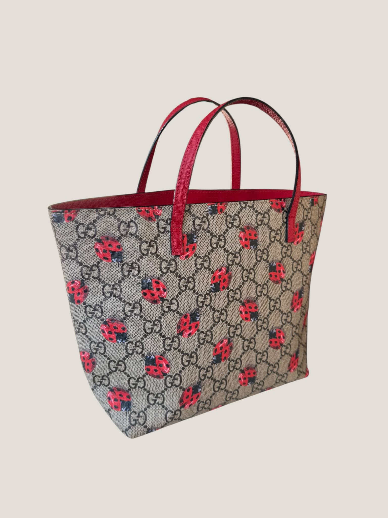 Gucci GG Supreme Ladybug Tote