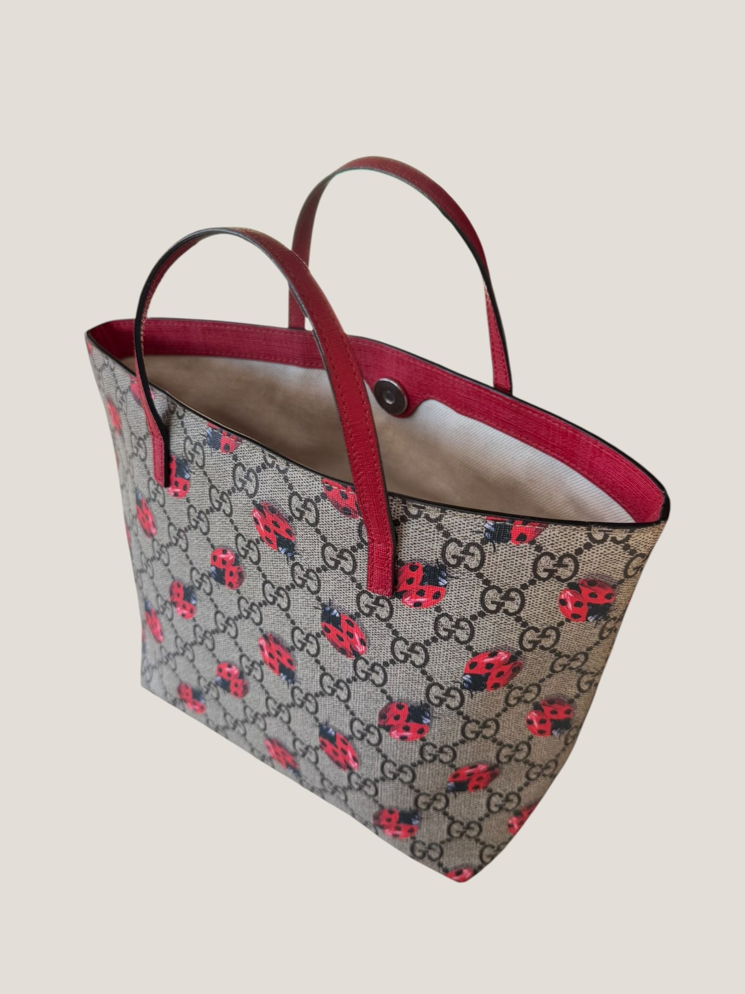Gucci GG Supreme Ladybug Tote