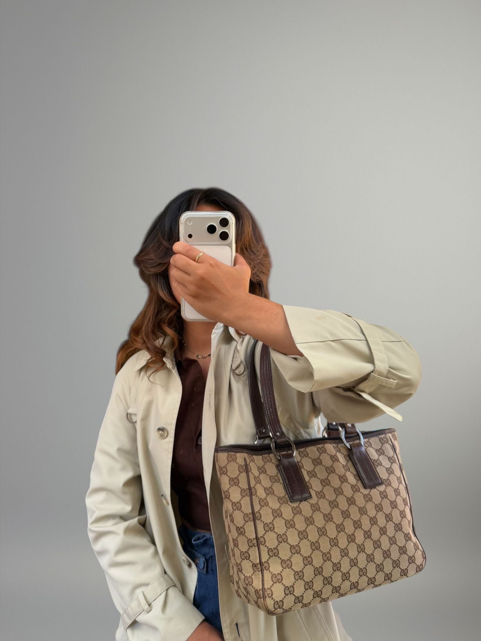Gucci GG Canvas Tote