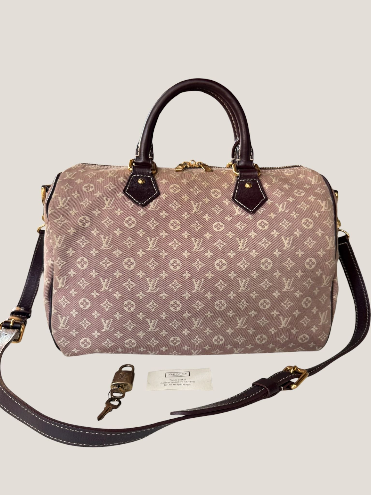 LV Speedy Mini Lin Idylle Rose