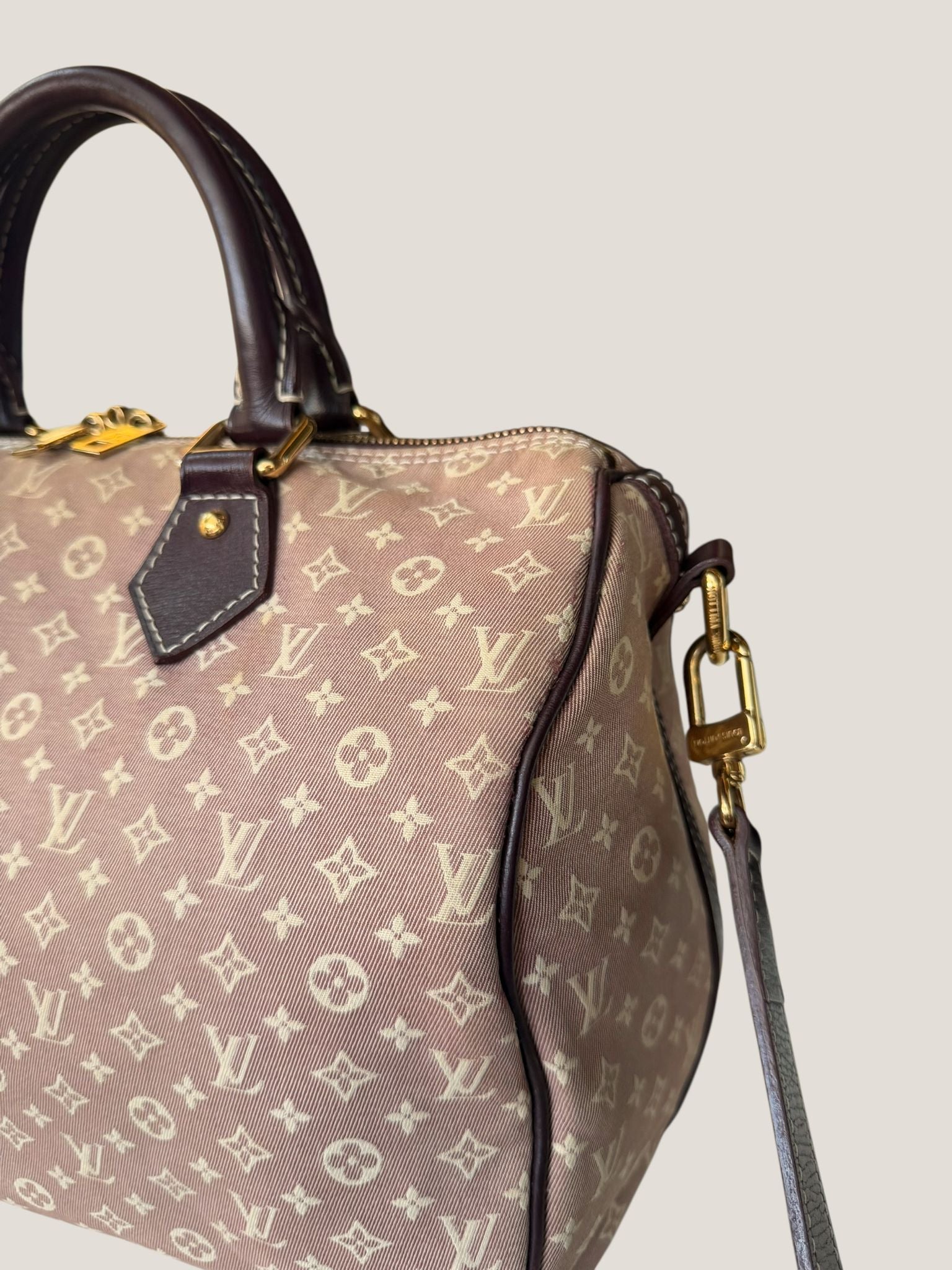 LV Speedy Mini Lin Idylle Rose