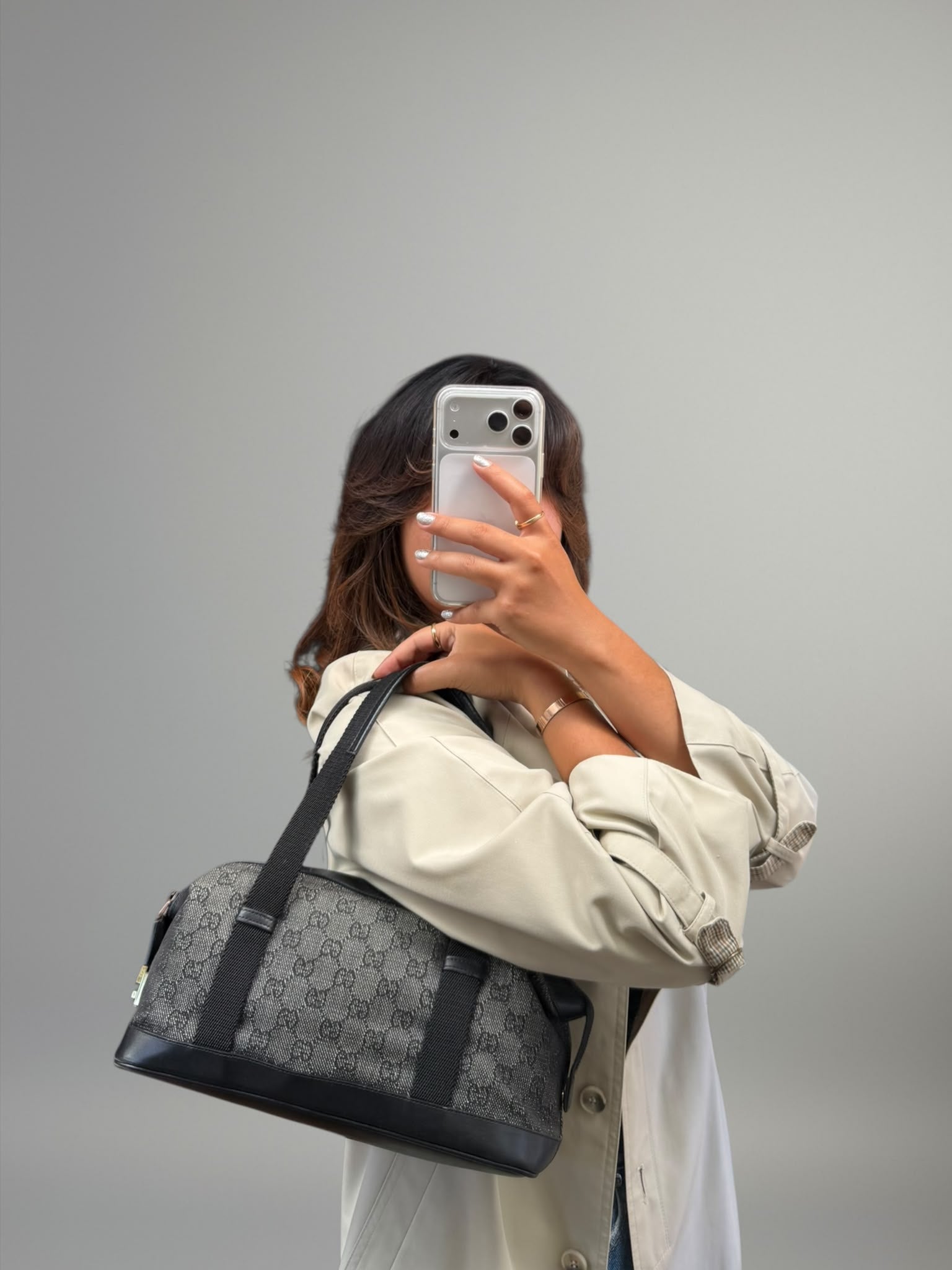 Gucci GG Canvas Boston