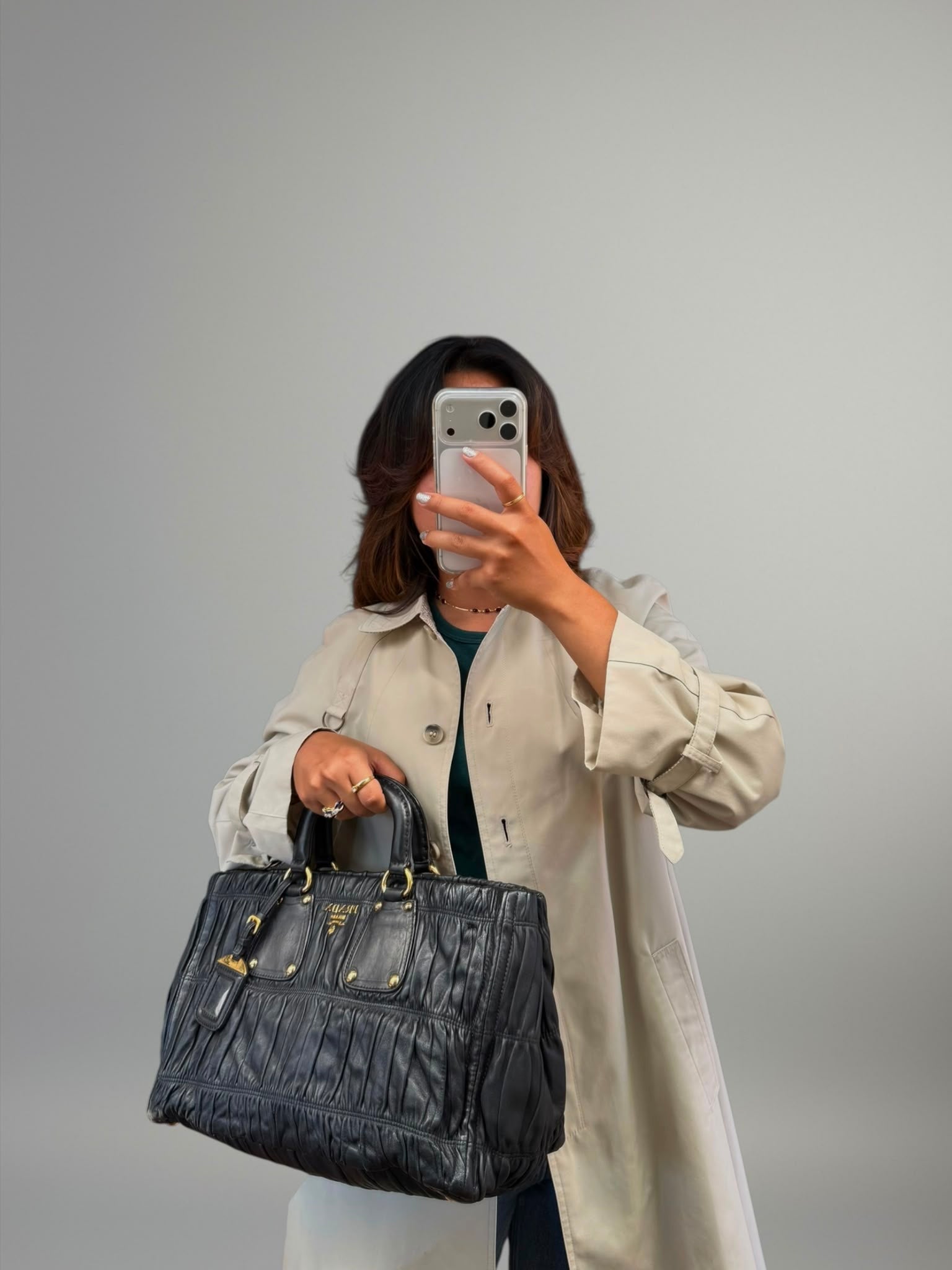 Prada Gaufre Nappa Tote