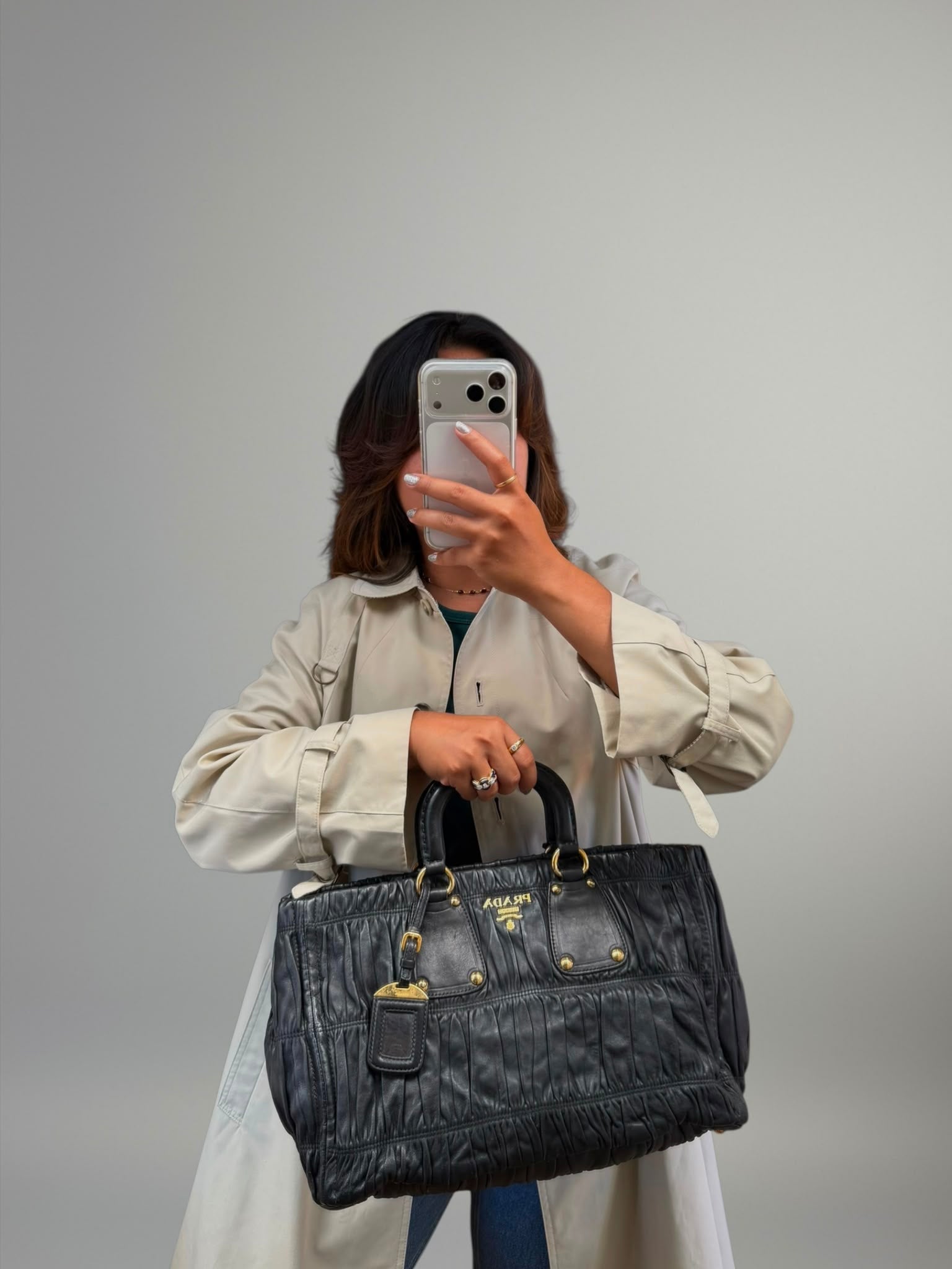 Prada Gaufre Nappa Tote