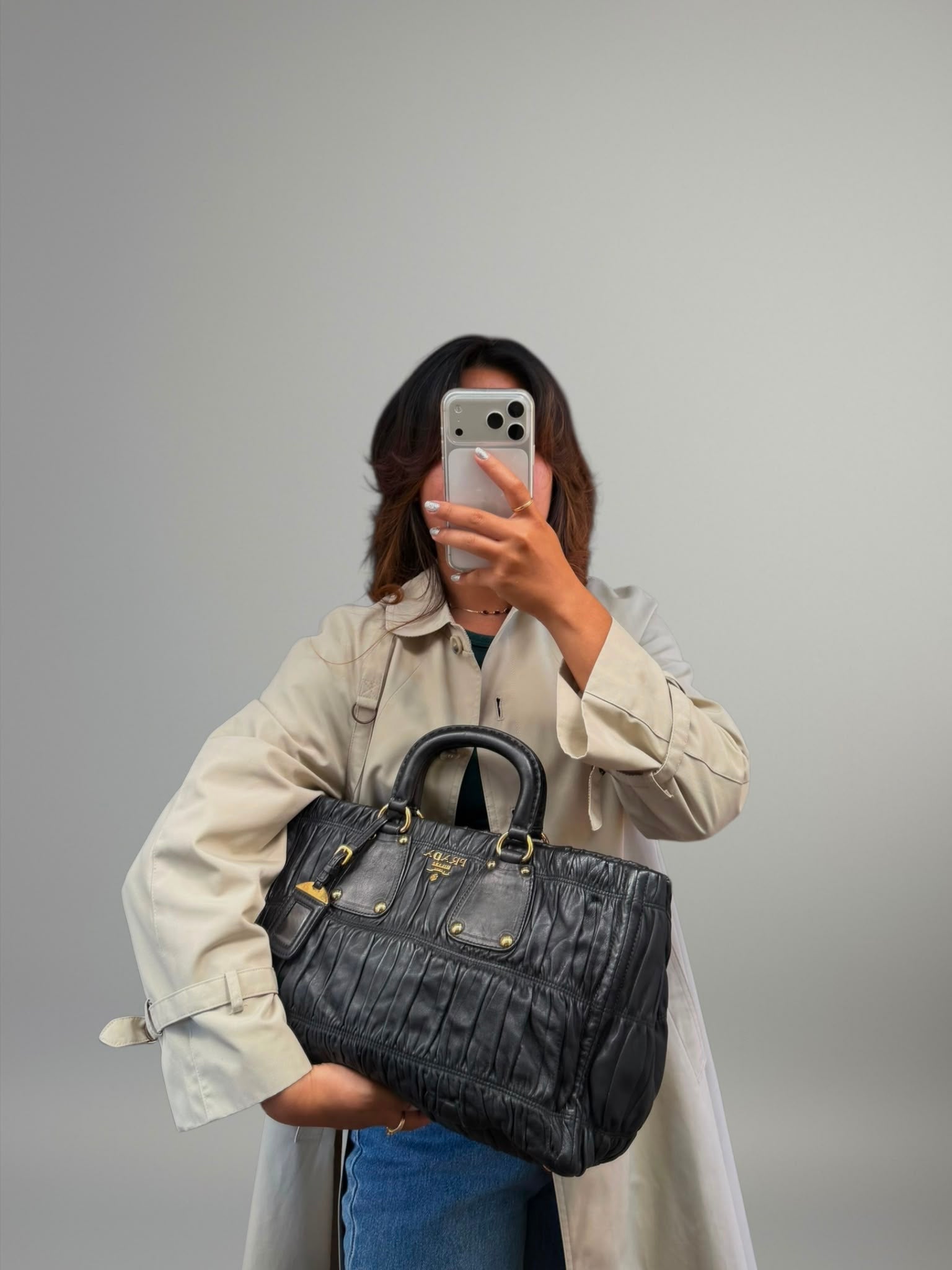 Prada Gaufre Nappa Tote